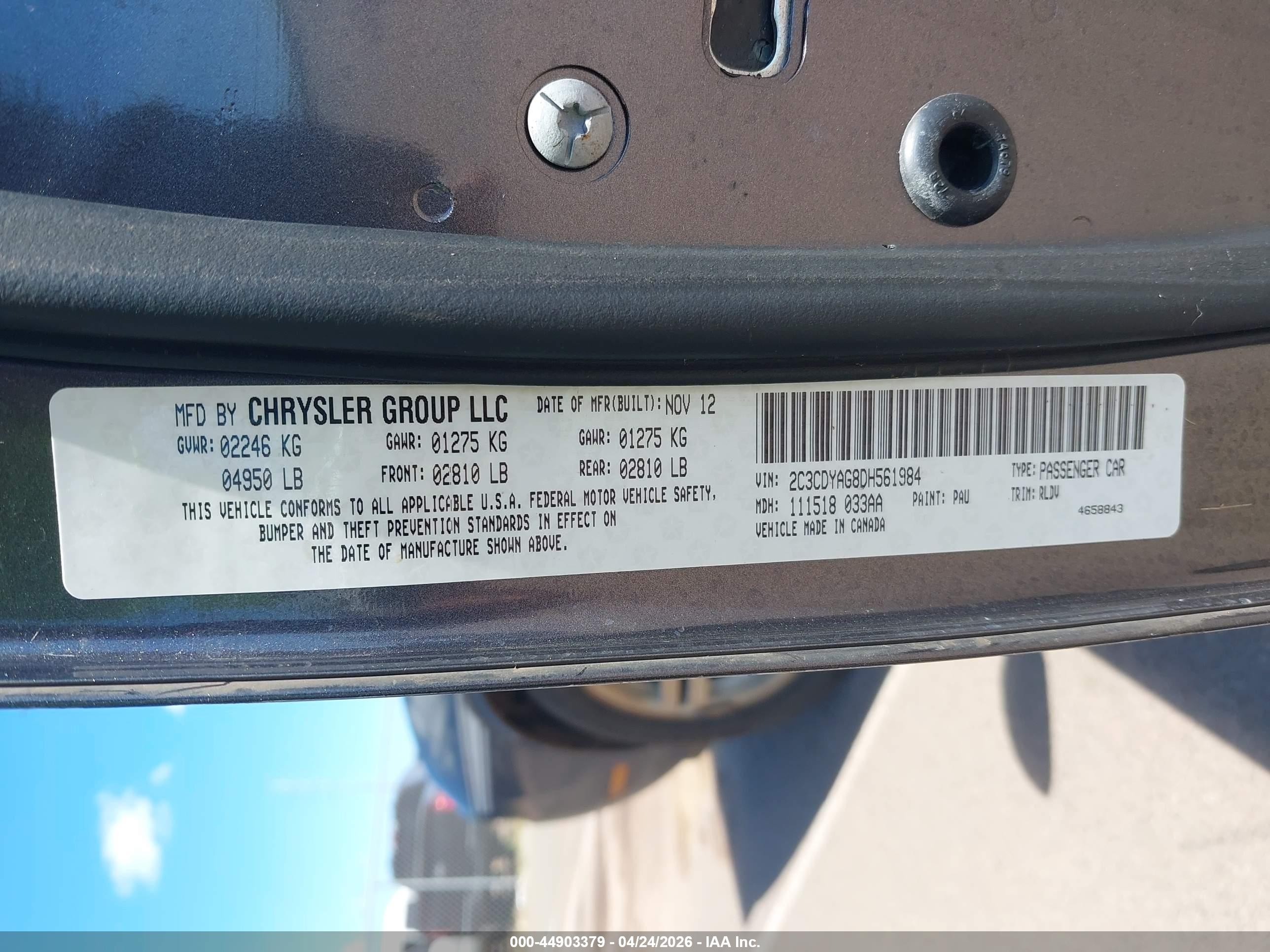 2013 Dodge Challenger Sxt Plus Gray vin: 2C3CDYAG8DH561984