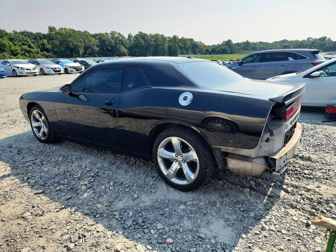 2014 Dodge Challenger Sxt Black vin: 2C3CDYAG8EH158444