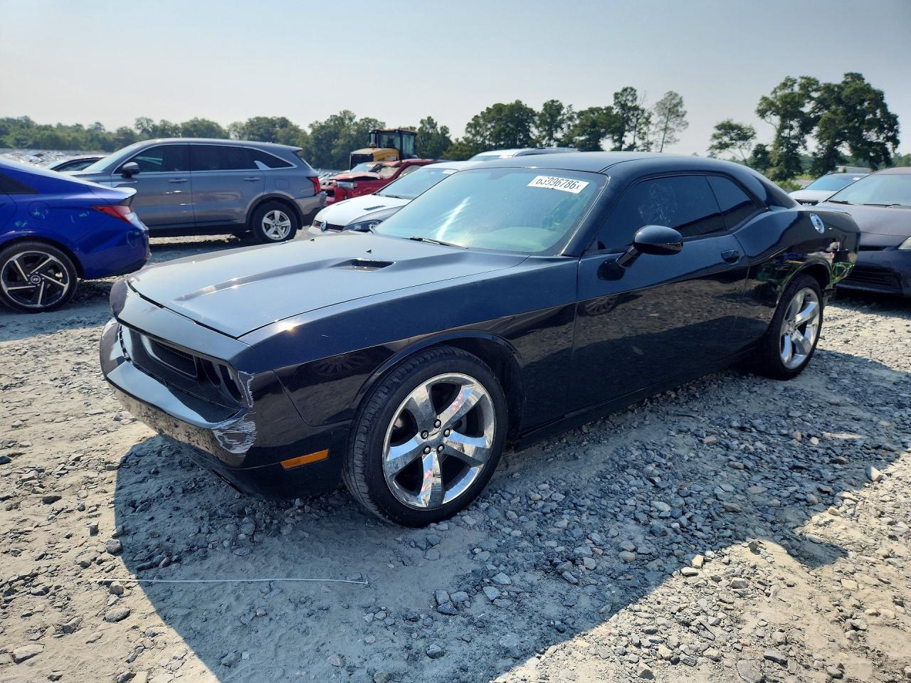 2014 Dodge Challenger Sxt Black vin: 2C3CDYAG8EH158444