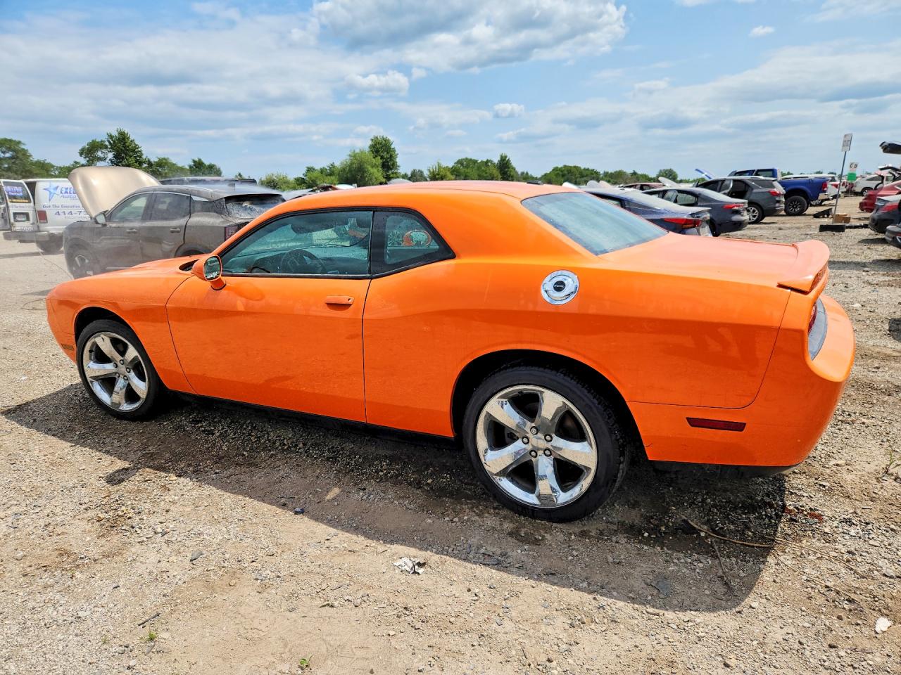 2014 Dodge Challenger Sxt Orange vin: 2C3CDYAG8EH213216
