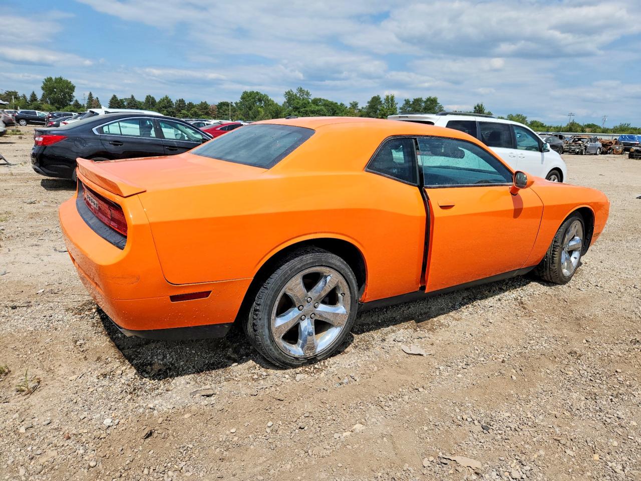 2014 Dodge Challenger Sxt Orange vin: 2C3CDYAG8EH213216