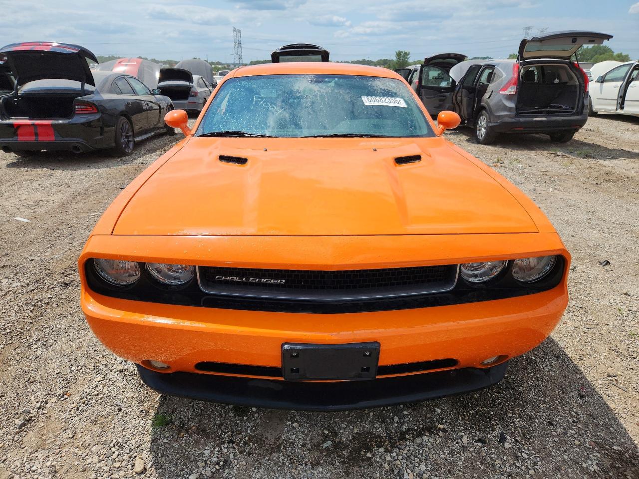 2014 Dodge Challenger Sxt Orange vin: 2C3CDYAG8EH213216