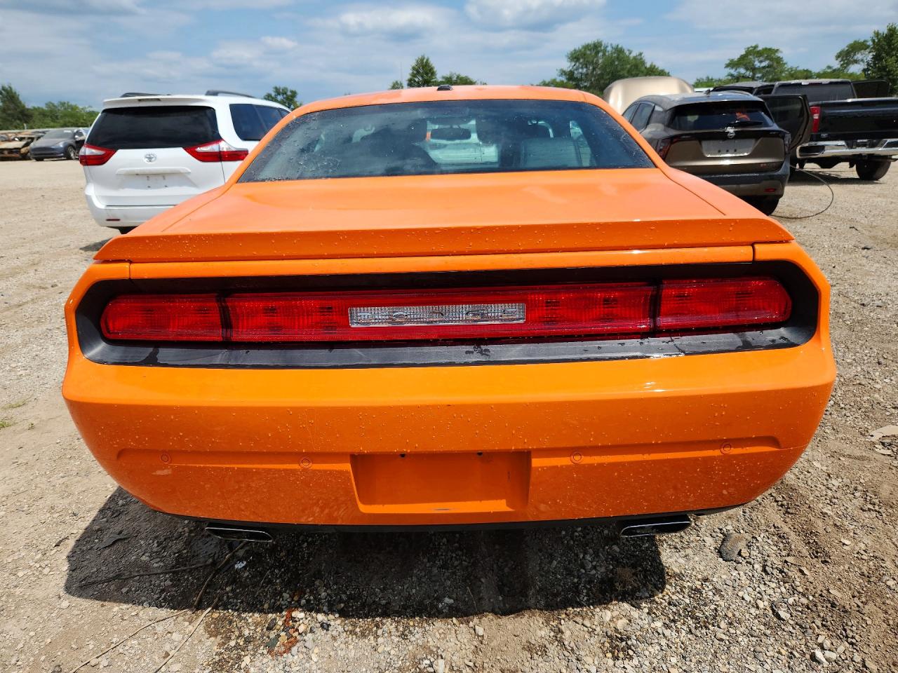 2014 Dodge Challenger Sxt Orange vin: 2C3CDYAG8EH213216