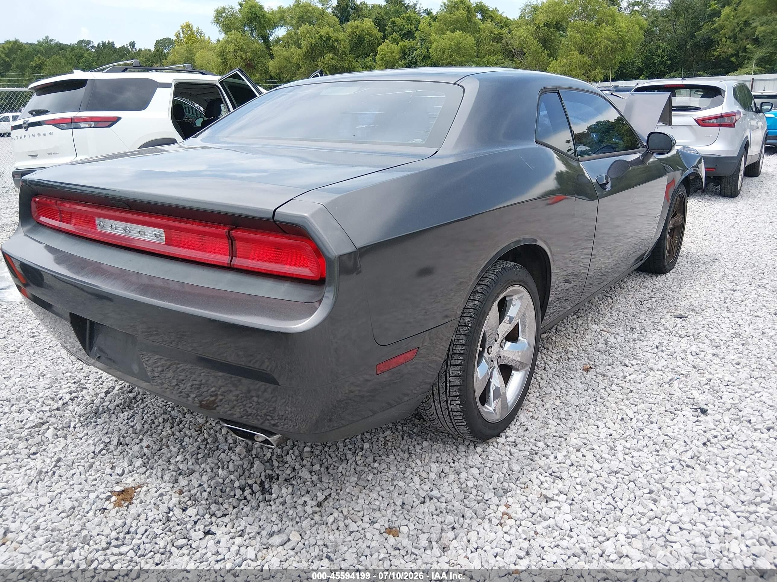 2014 Dodge Challenger Sxt Gray vin: 2C3CDYAG8EH266885