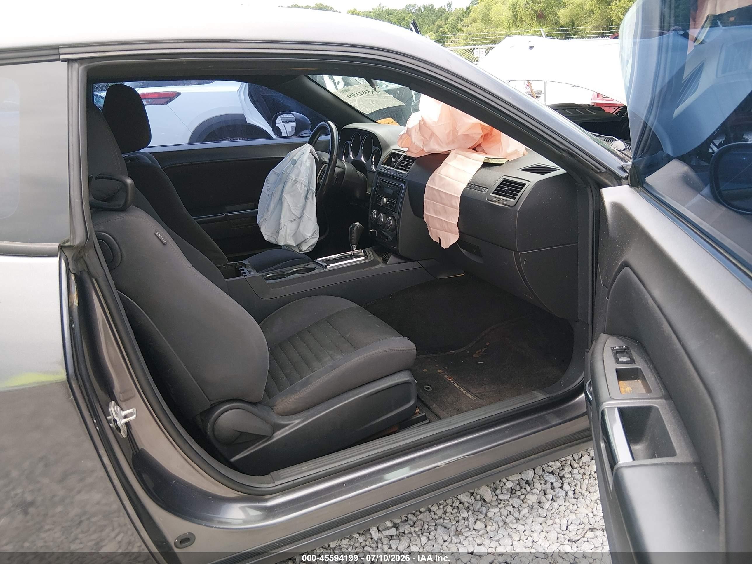 2014 Dodge Challenger Sxt Gray vin: 2C3CDYAG8EH266885