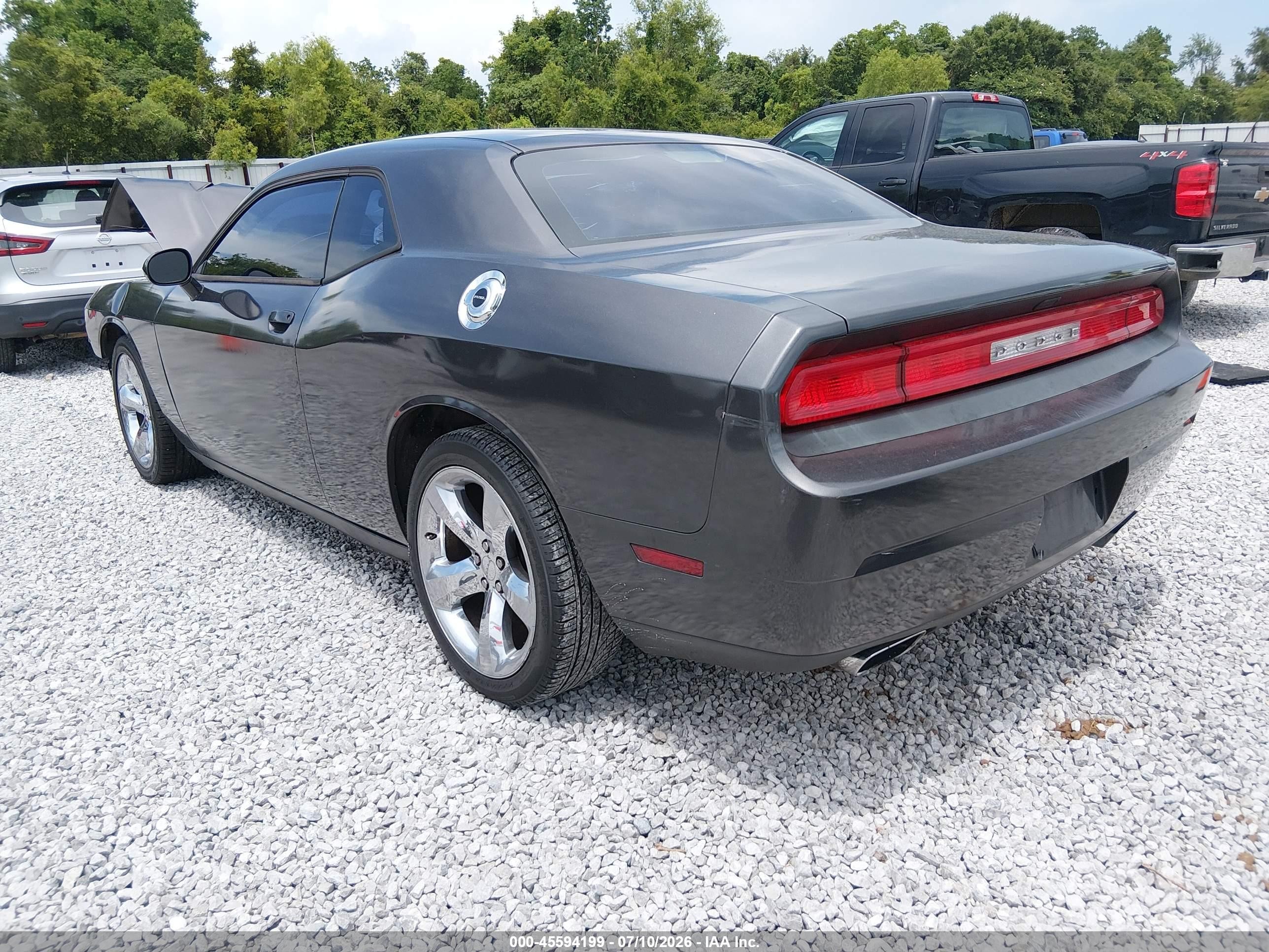 2014 Dodge Challenger Sxt Gray vin: 2C3CDYAG8EH266885