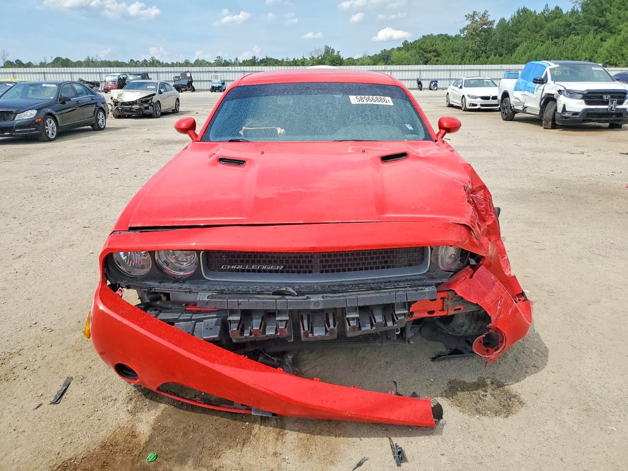 2014 Dodge Challenger Sxt Red vin: 2C3CDYAG8EH270418