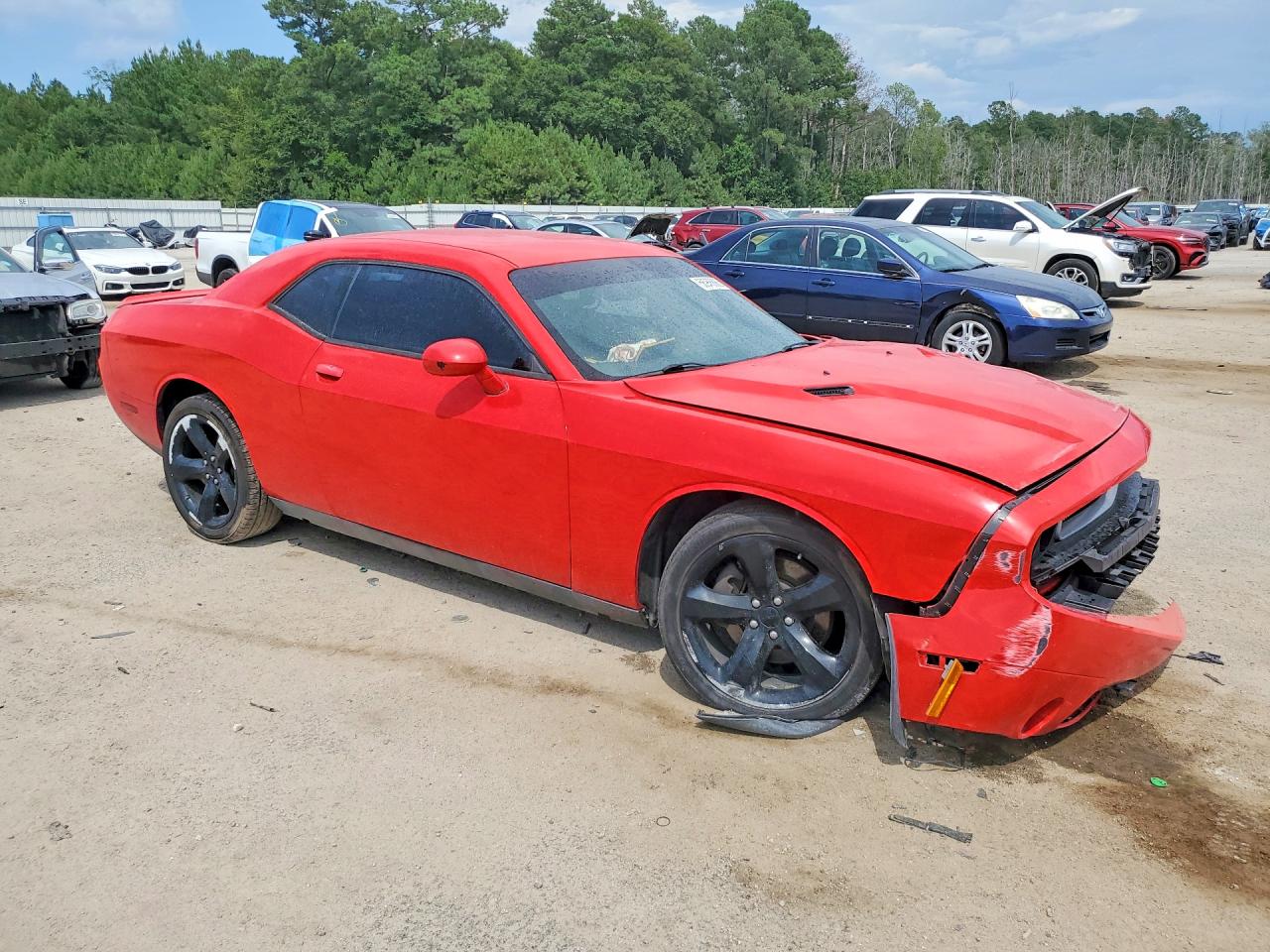 2014 Dodge Challenger Sxt Red vin: 2C3CDYAG8EH270418