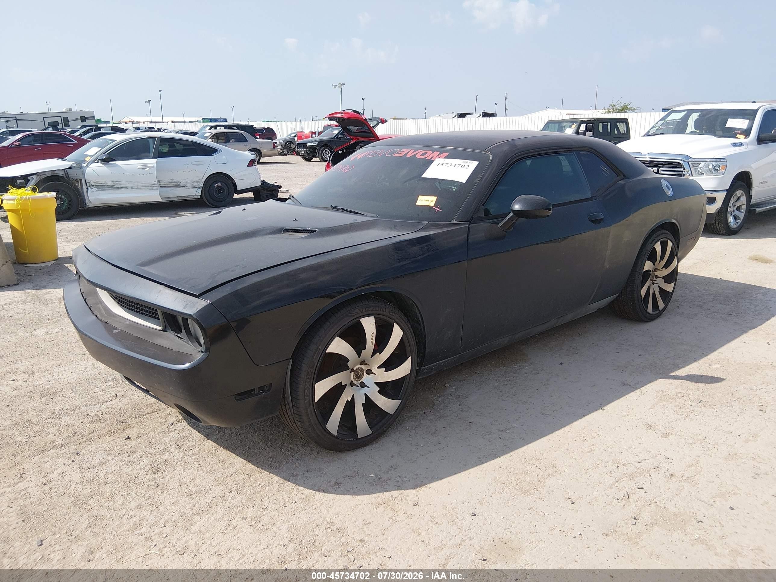 2014 Dodge Challenger Sxt Black vin: 2C3CDYAG8EH299269