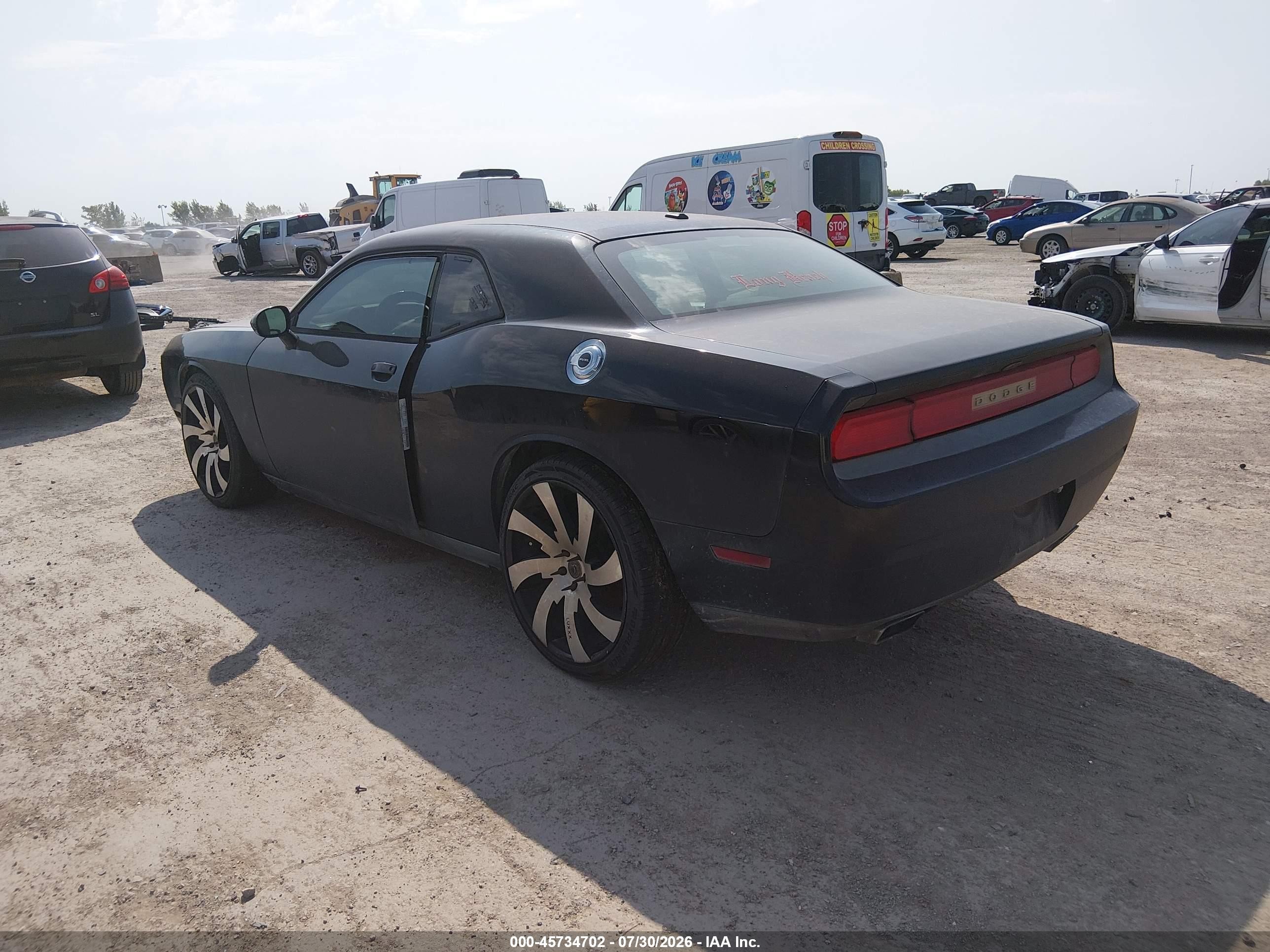 2014 Dodge Challenger Sxt Black vin: 2C3CDYAG8EH299269
