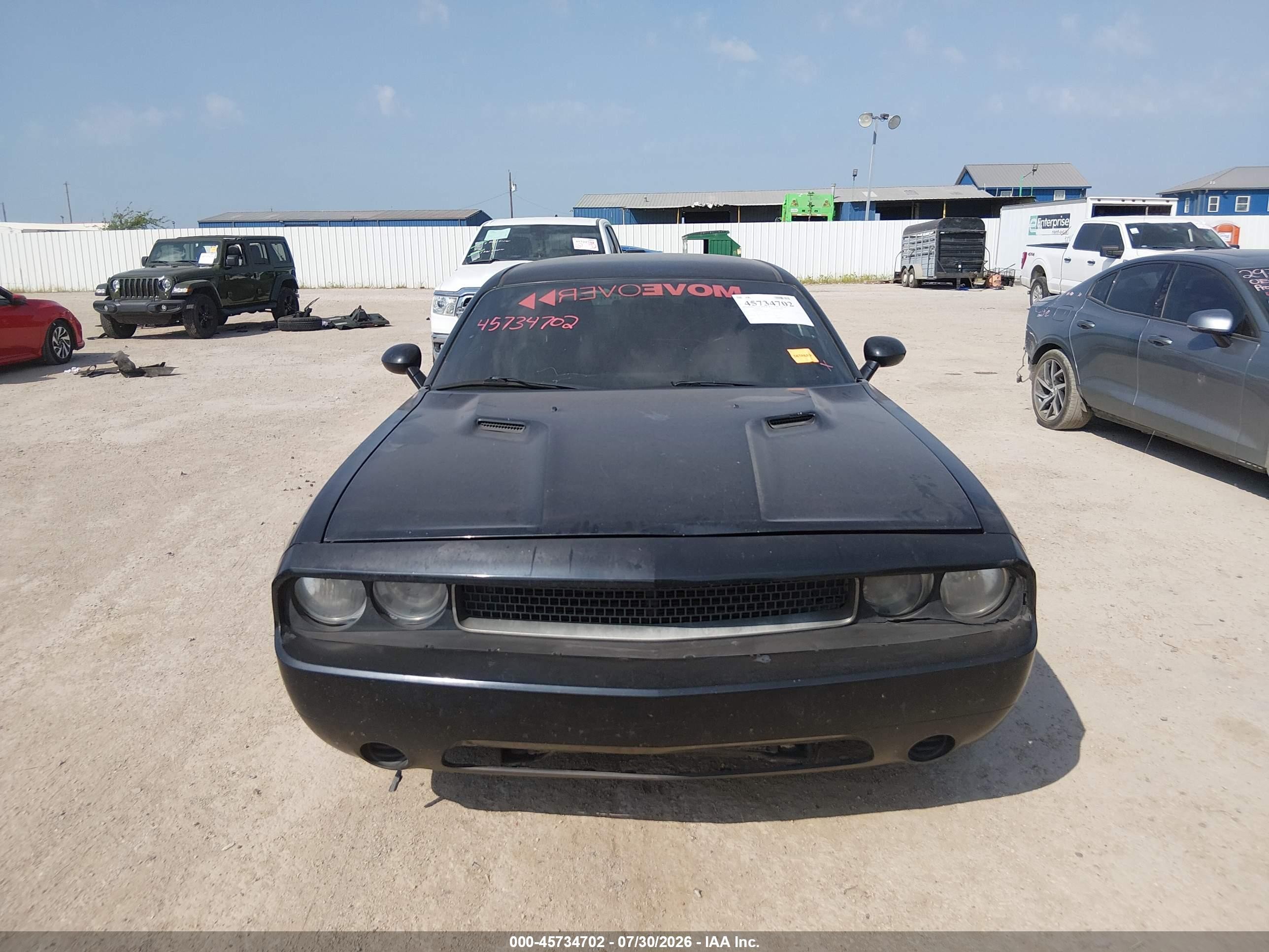 2014 Dodge Challenger Sxt Black vin: 2C3CDYAG8EH299269