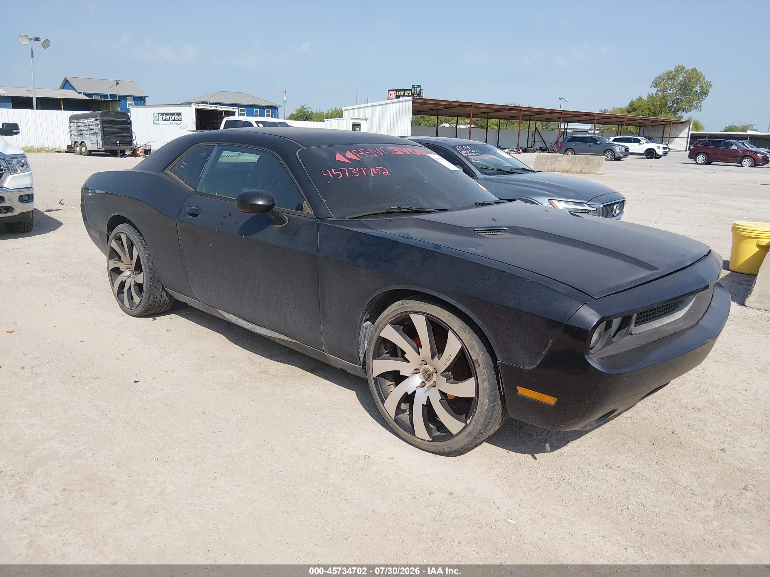 2014 Dodge Challenger Sxt Black vin: 2C3CDYAG8EH299269