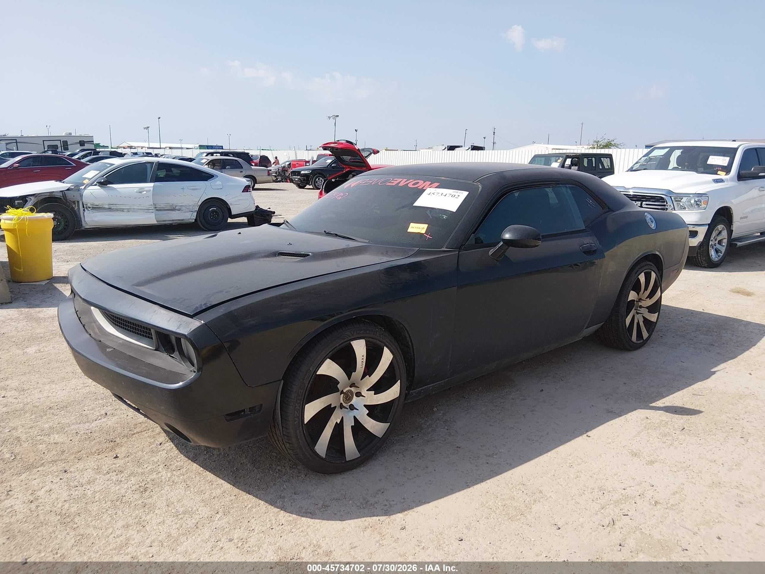 2014 Dodge Challenger Sxt Black vin: 2C3CDYAG8EH299269