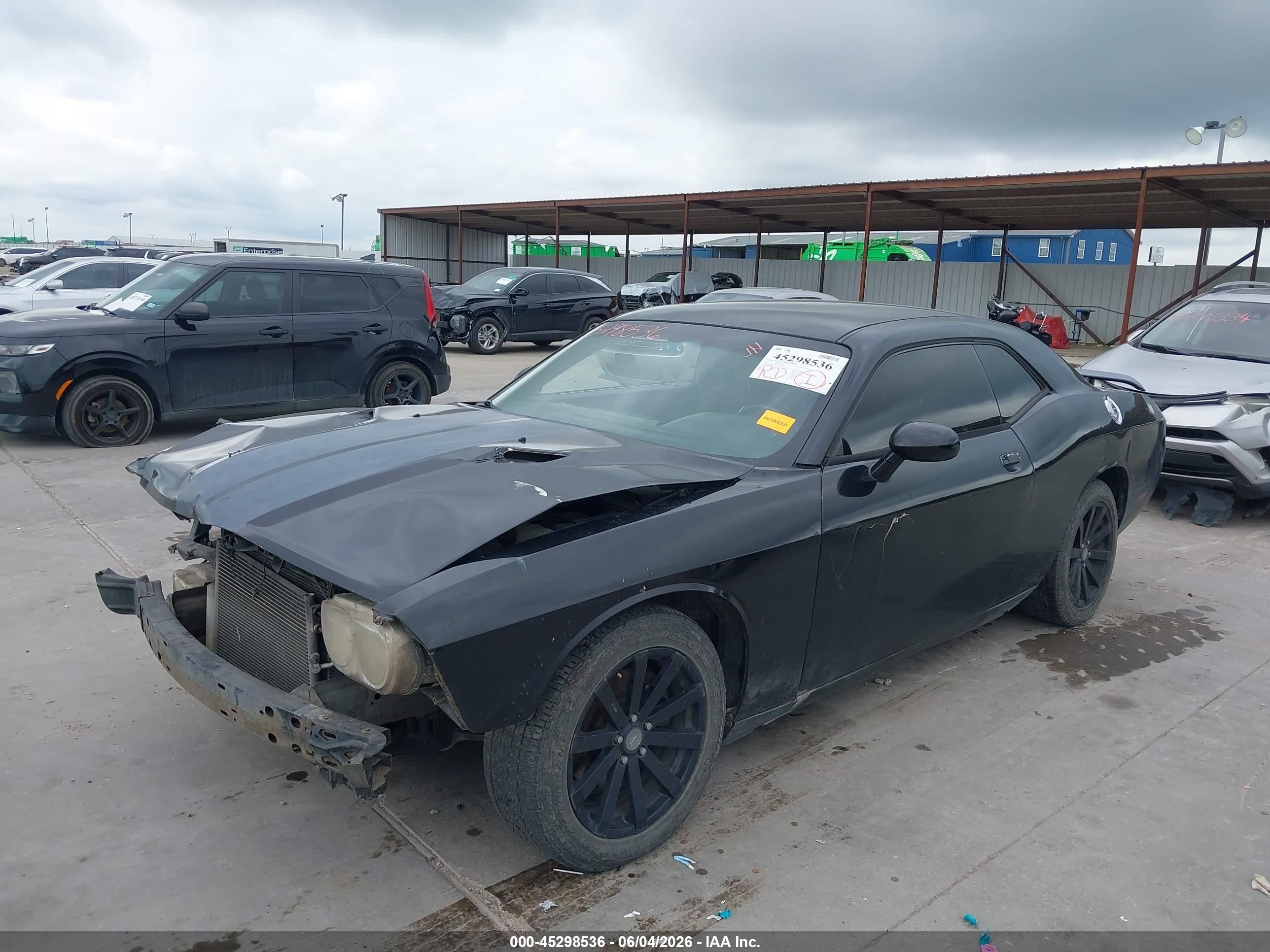 2012 Dodge Challenger Sxt Black vin: 2C3CDYAG9CH171460