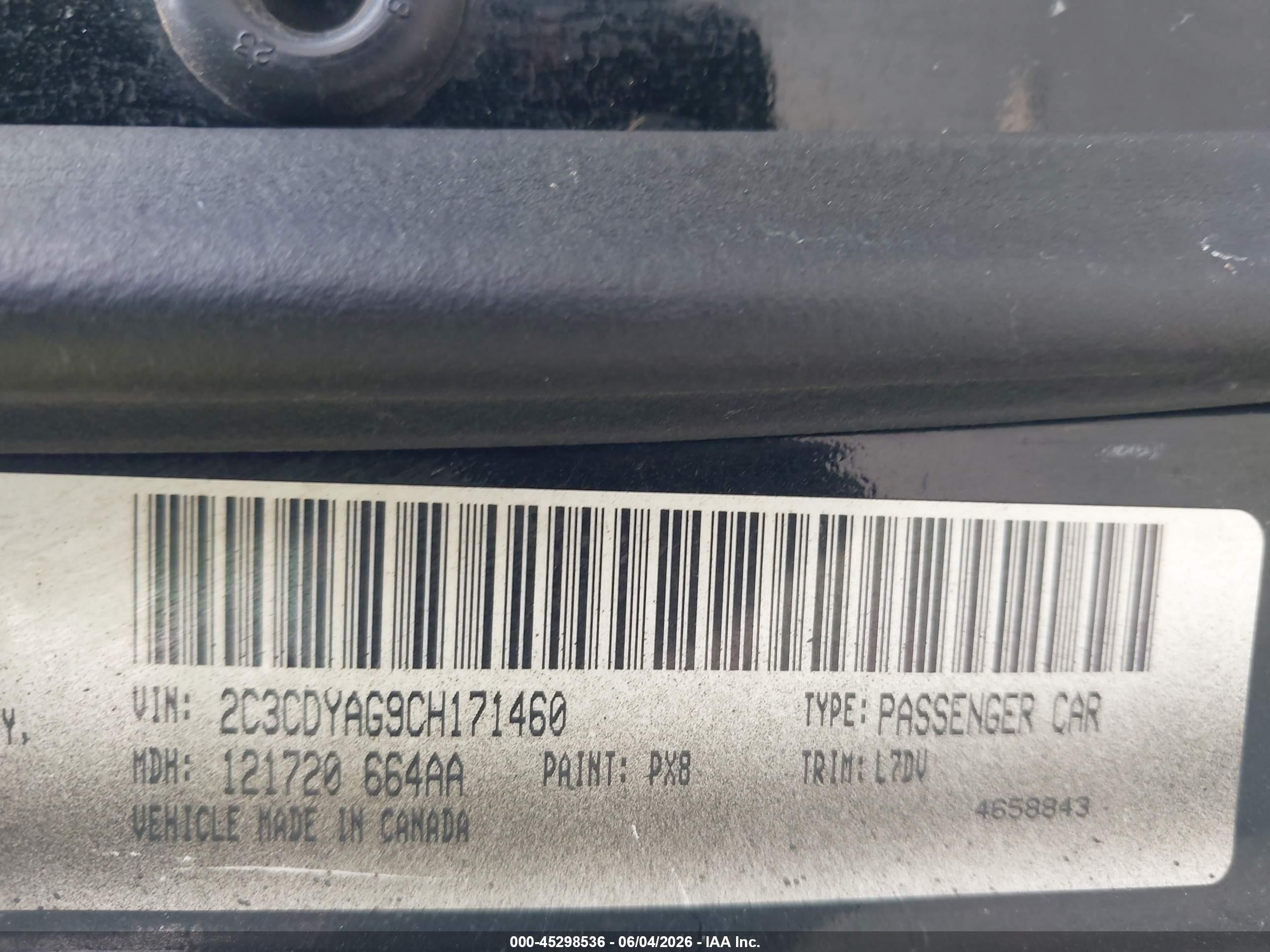 2012 Dodge Challenger Sxt Black vin: 2C3CDYAG9CH171460