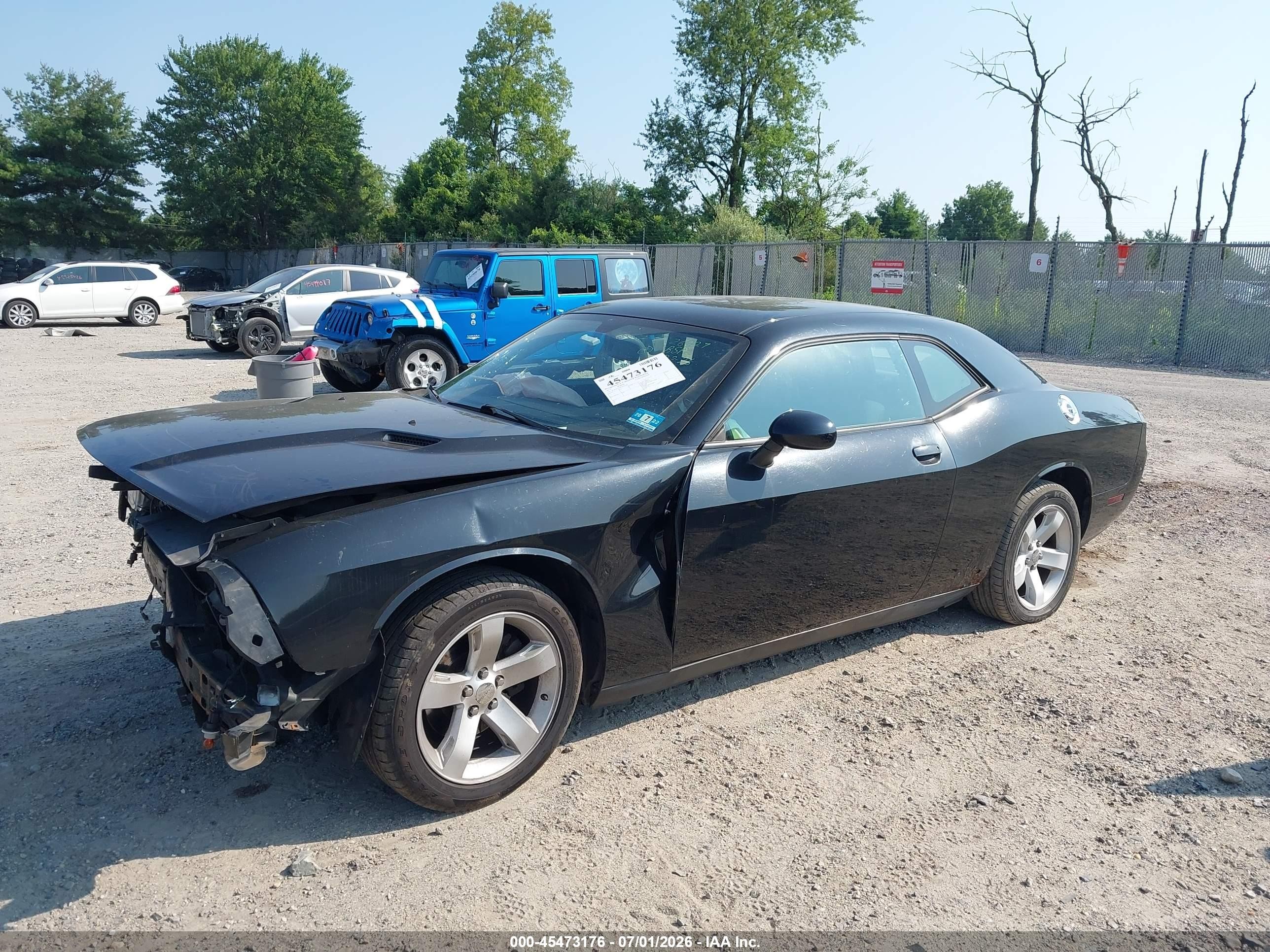 2012 Dodge Challenger Sxt Black vin: 2C3CDYAG9CH222195