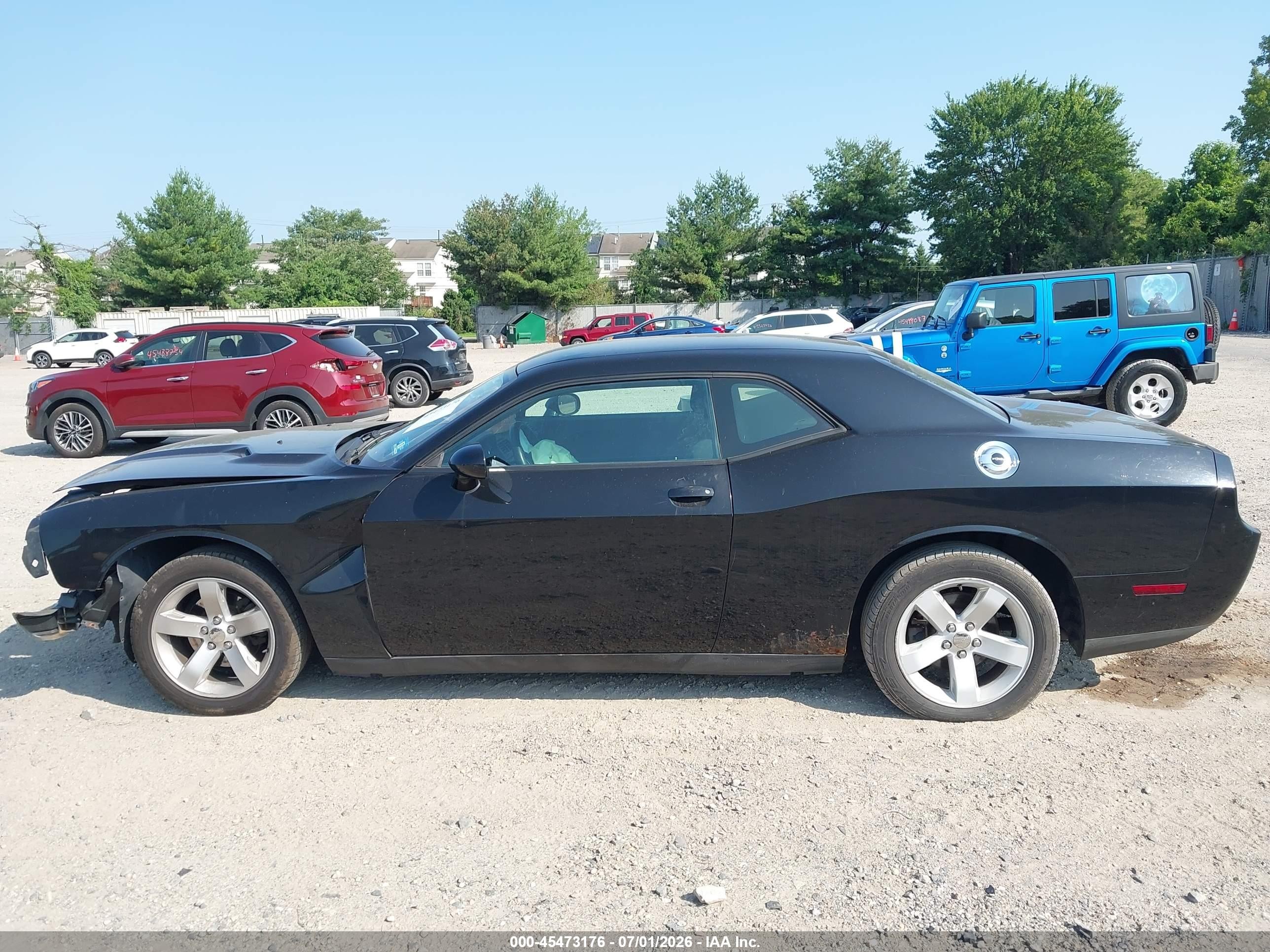 2012 Dodge Challenger Sxt Black vin: 2C3CDYAG9CH222195