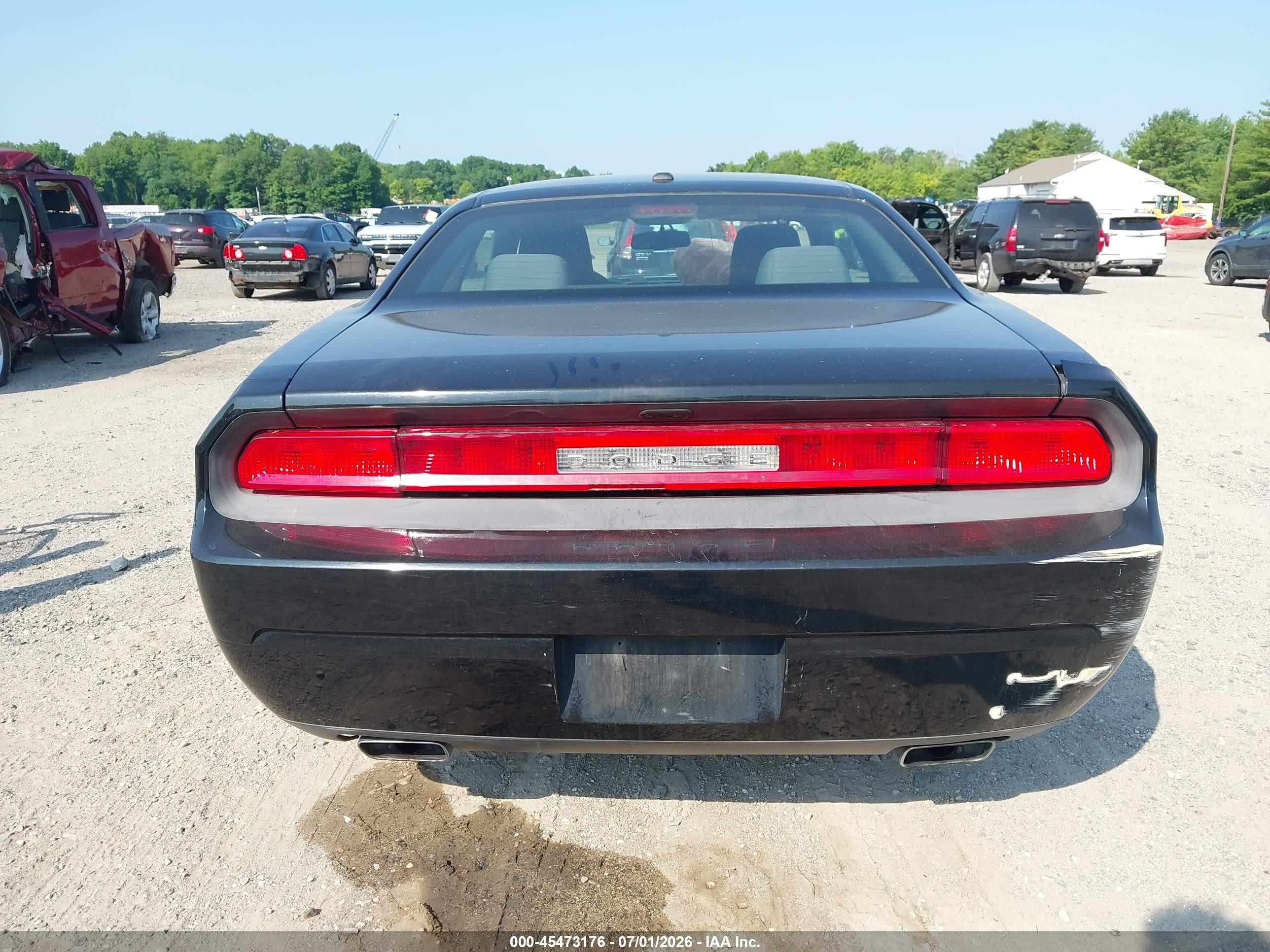 2012 Dodge Challenger Sxt Black vin: 2C3CDYAG9CH222195