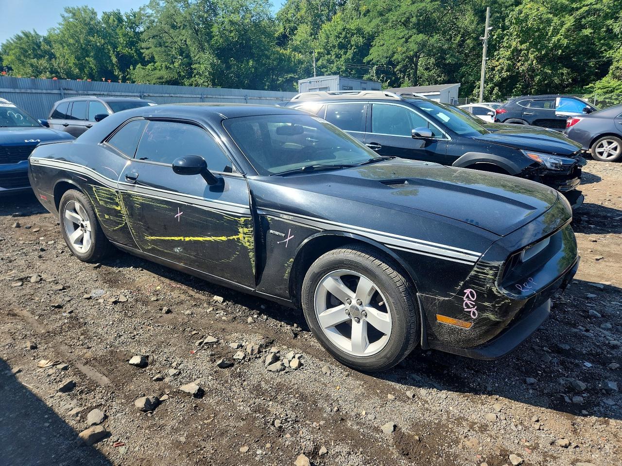 2012 Dodge Challenger Sxt Gray vin: 2C3CDYAG9CH243998