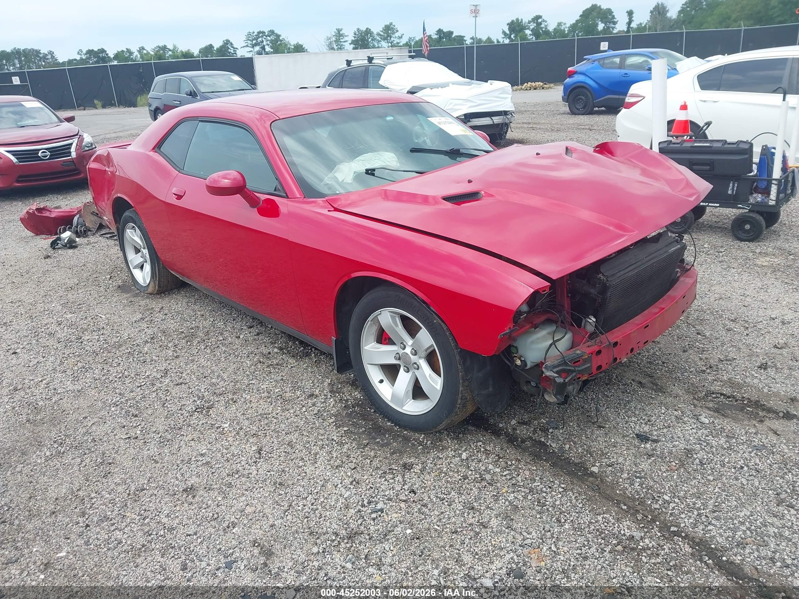 2012 Dodge Challenger Sxt Red vin: 2C3CDYAG9CH292490