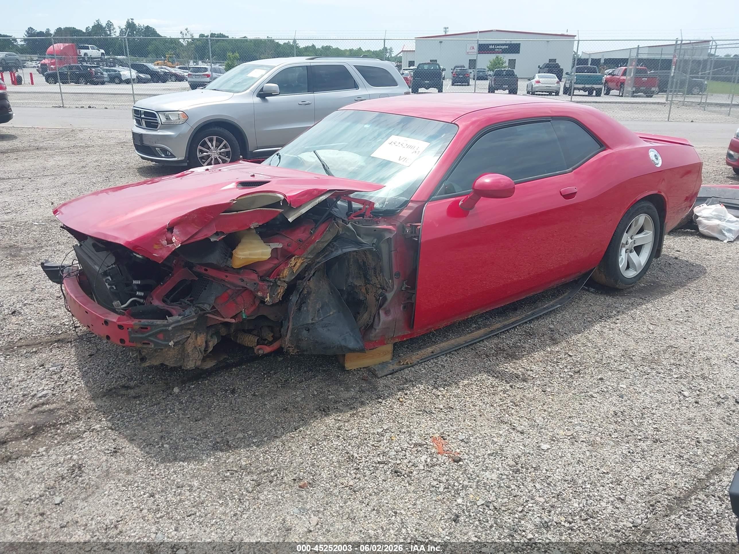 2012 Dodge Challenger Sxt Red vin: 2C3CDYAG9CH292490