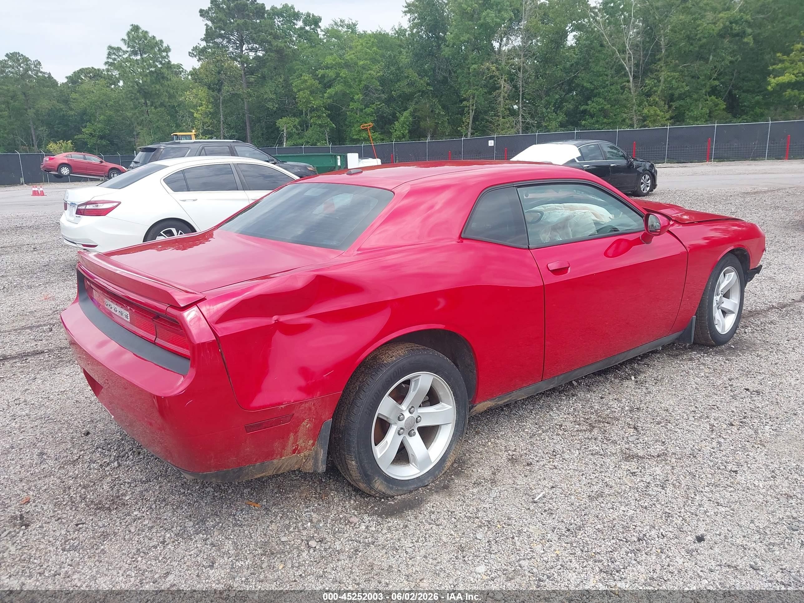 2012 Dodge Challenger Sxt Red vin: 2C3CDYAG9CH292490