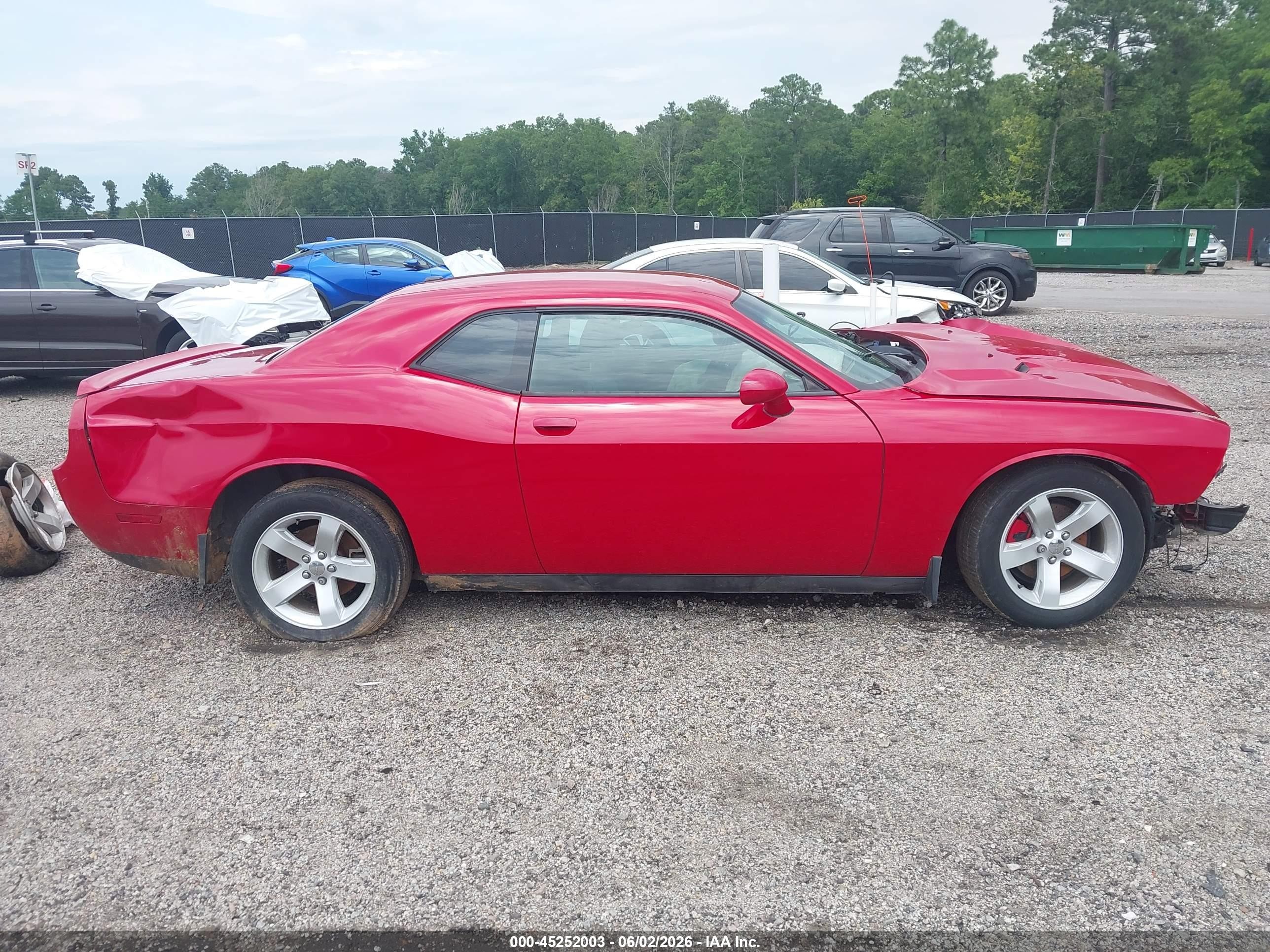 2012 Dodge Challenger Sxt Red vin: 2C3CDYAG9CH292490