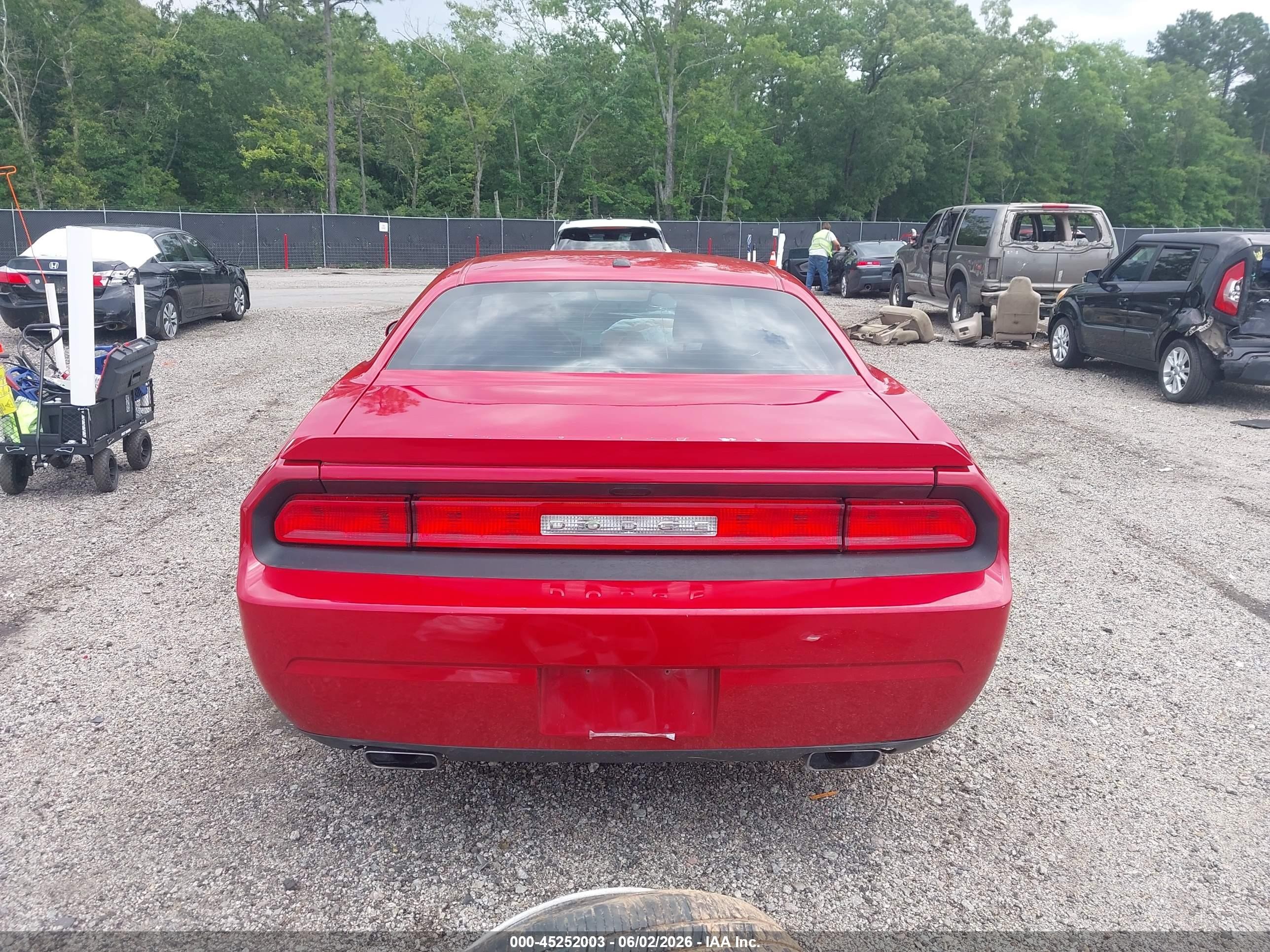 2012 Dodge Challenger Sxt Red vin: 2C3CDYAG9CH292490