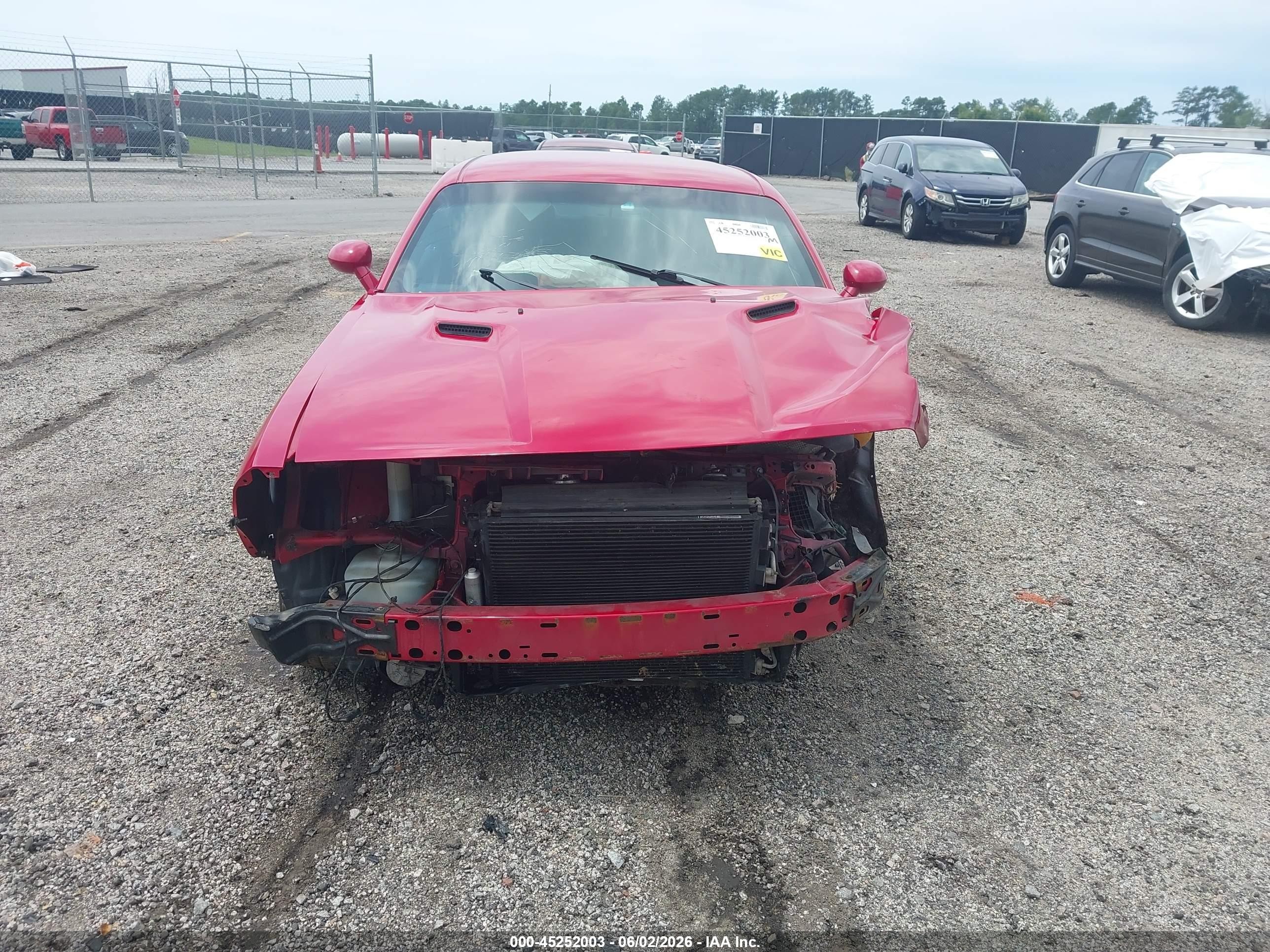 2012 Dodge Challenger Sxt Red vin: 2C3CDYAG9CH292490