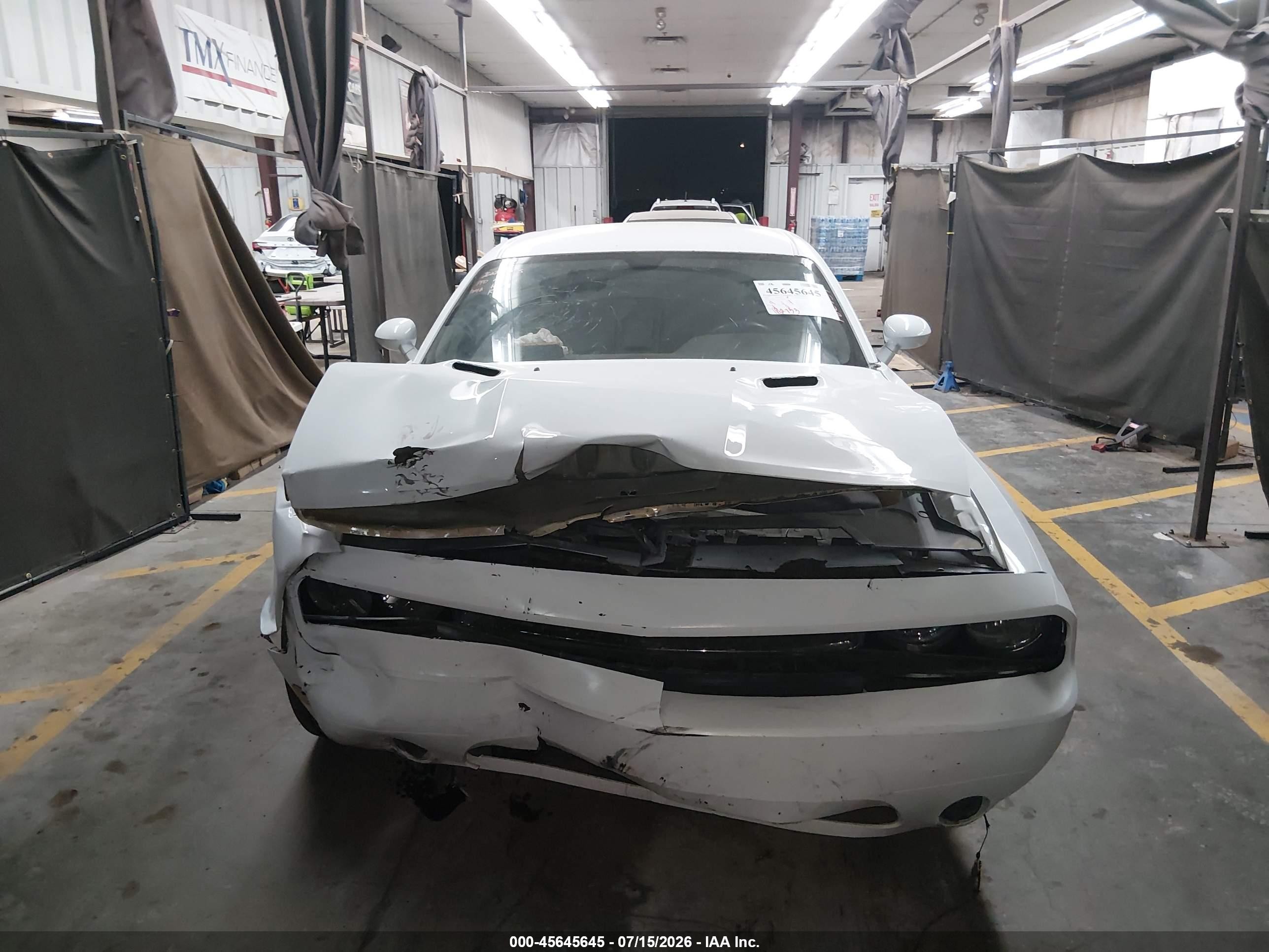 2013 Dodge Challenger Sxt White vin: 2C3CDYAG9DH501048