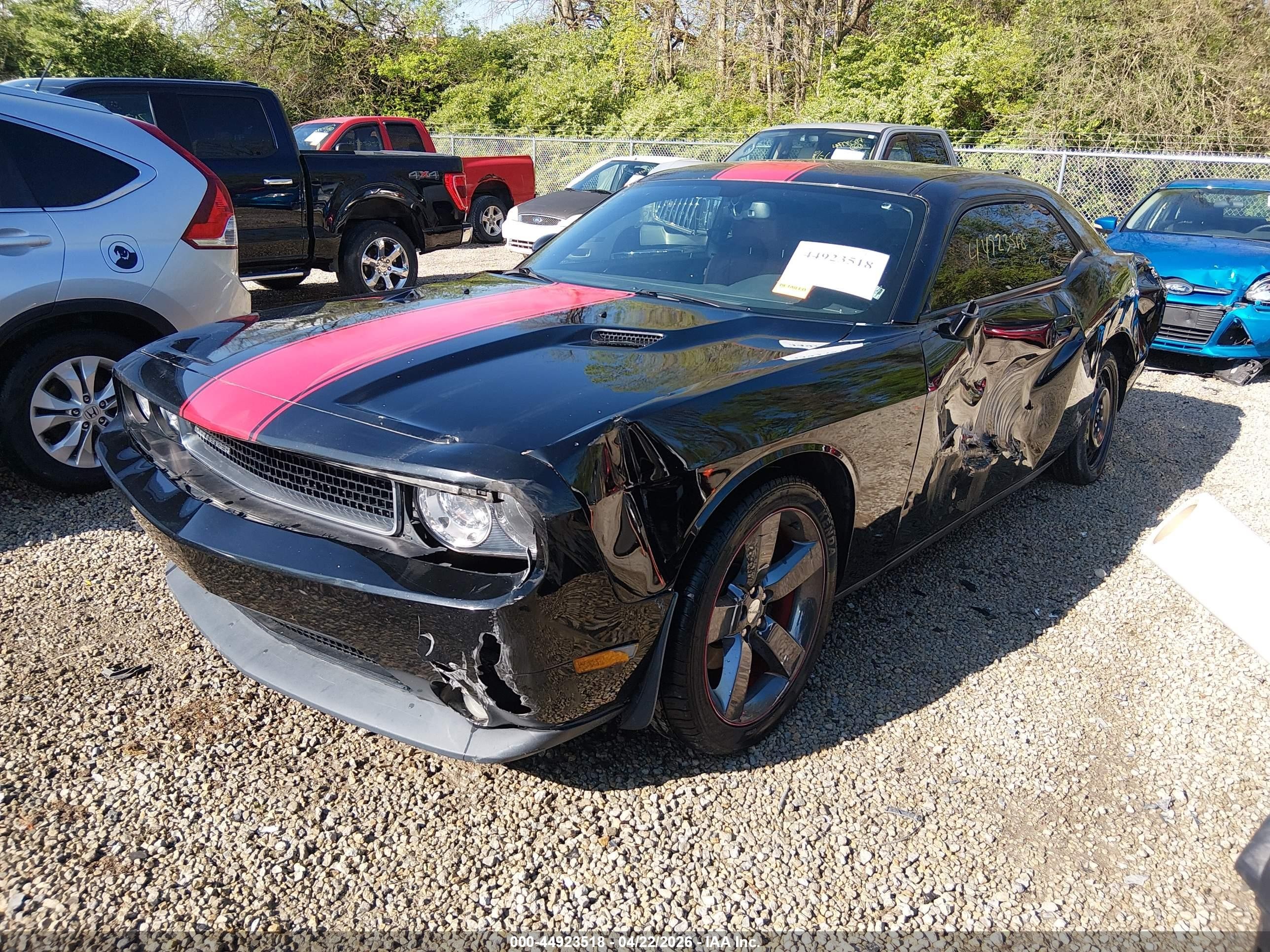 2013 Dodge Challenger Rallye Redline Black vin: 2C3CDYAG9DH520098
