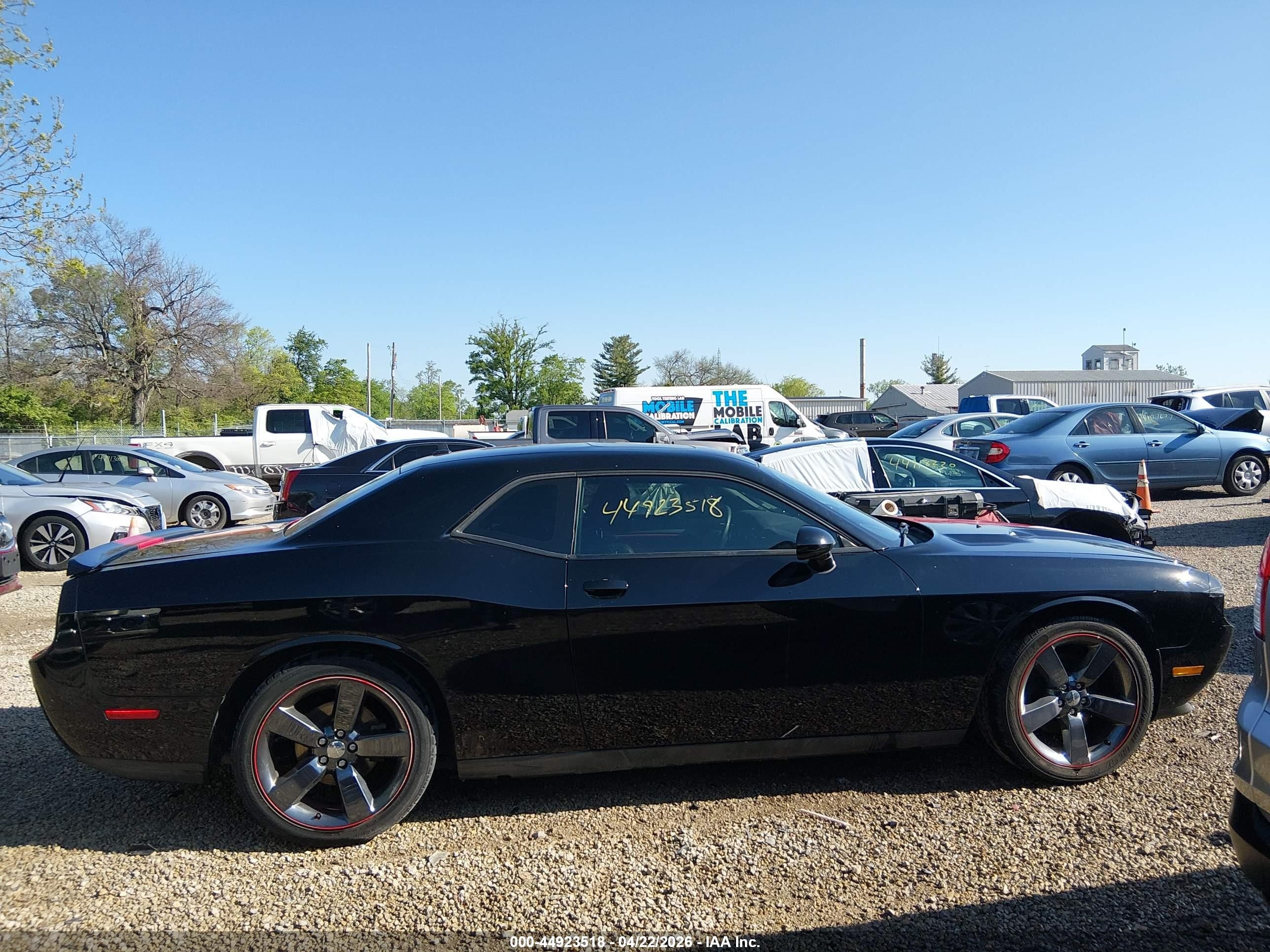 2013 Dodge Challenger Rallye Redline Black vin: 2C3CDYAG9DH520098