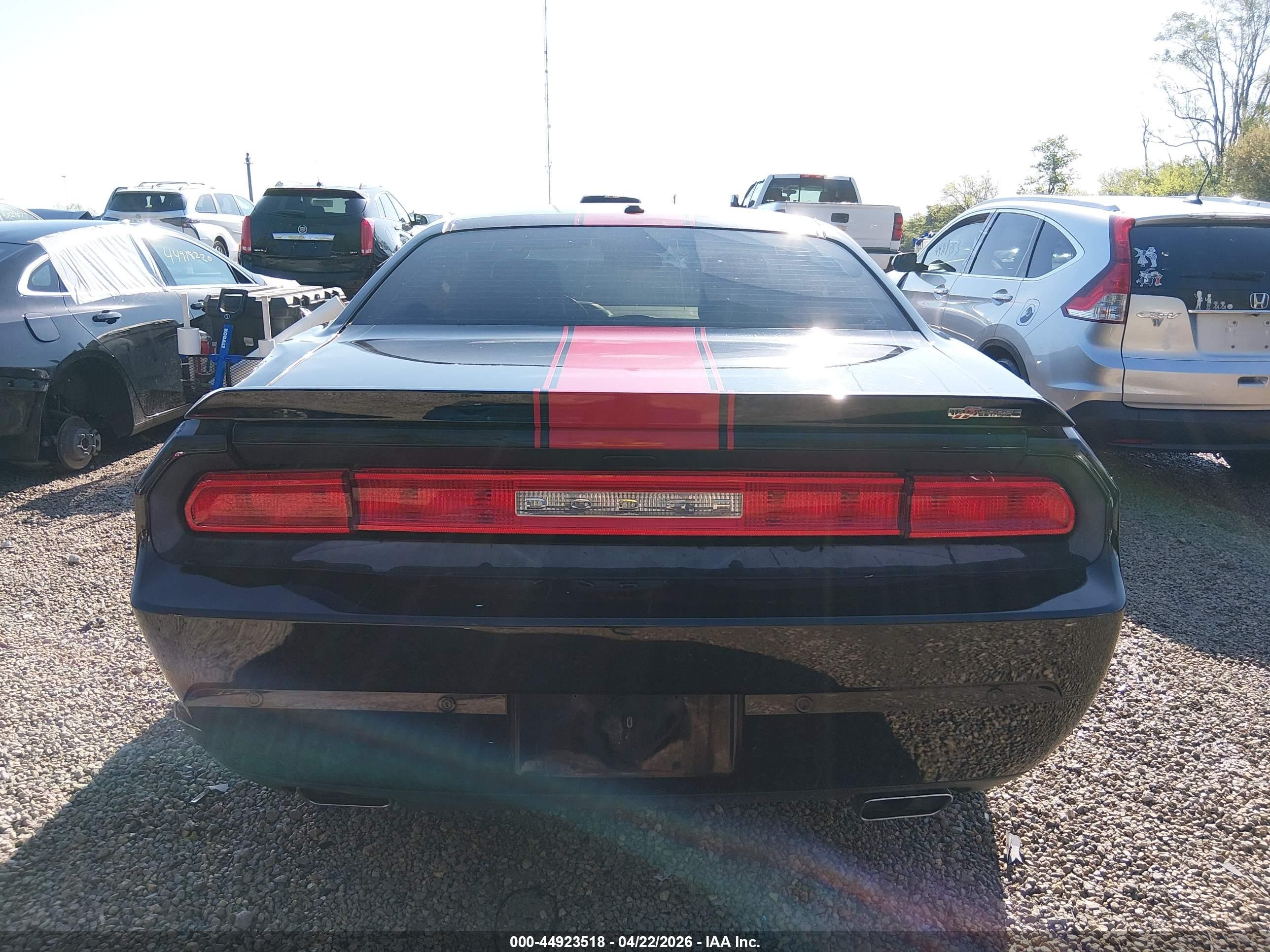 2013 Dodge Challenger Rallye Redline Black vin: 2C3CDYAG9DH520098