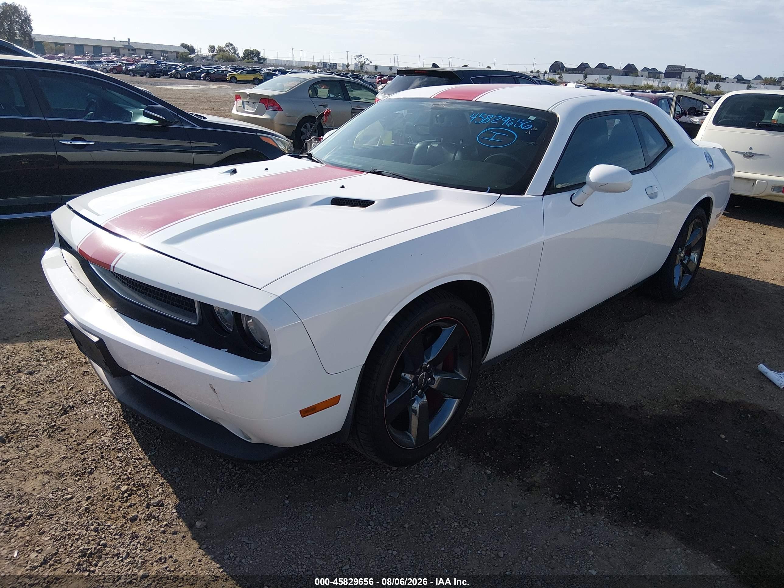 2013 Dodge Challenger Rallye Redline White vin: 2C3CDYAG9DH545017