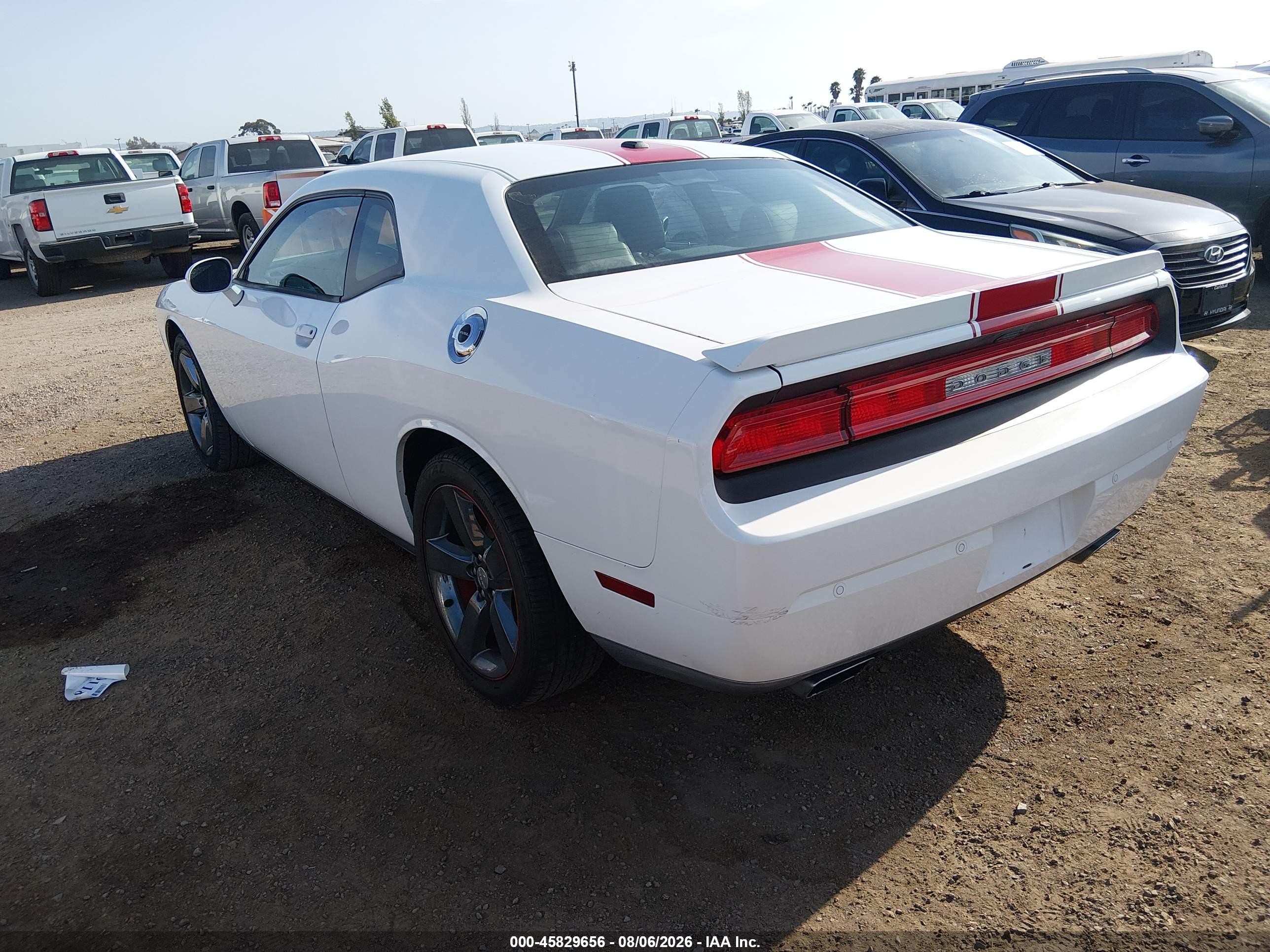 2013 Dodge Challenger Rallye Redline White vin: 2C3CDYAG9DH545017