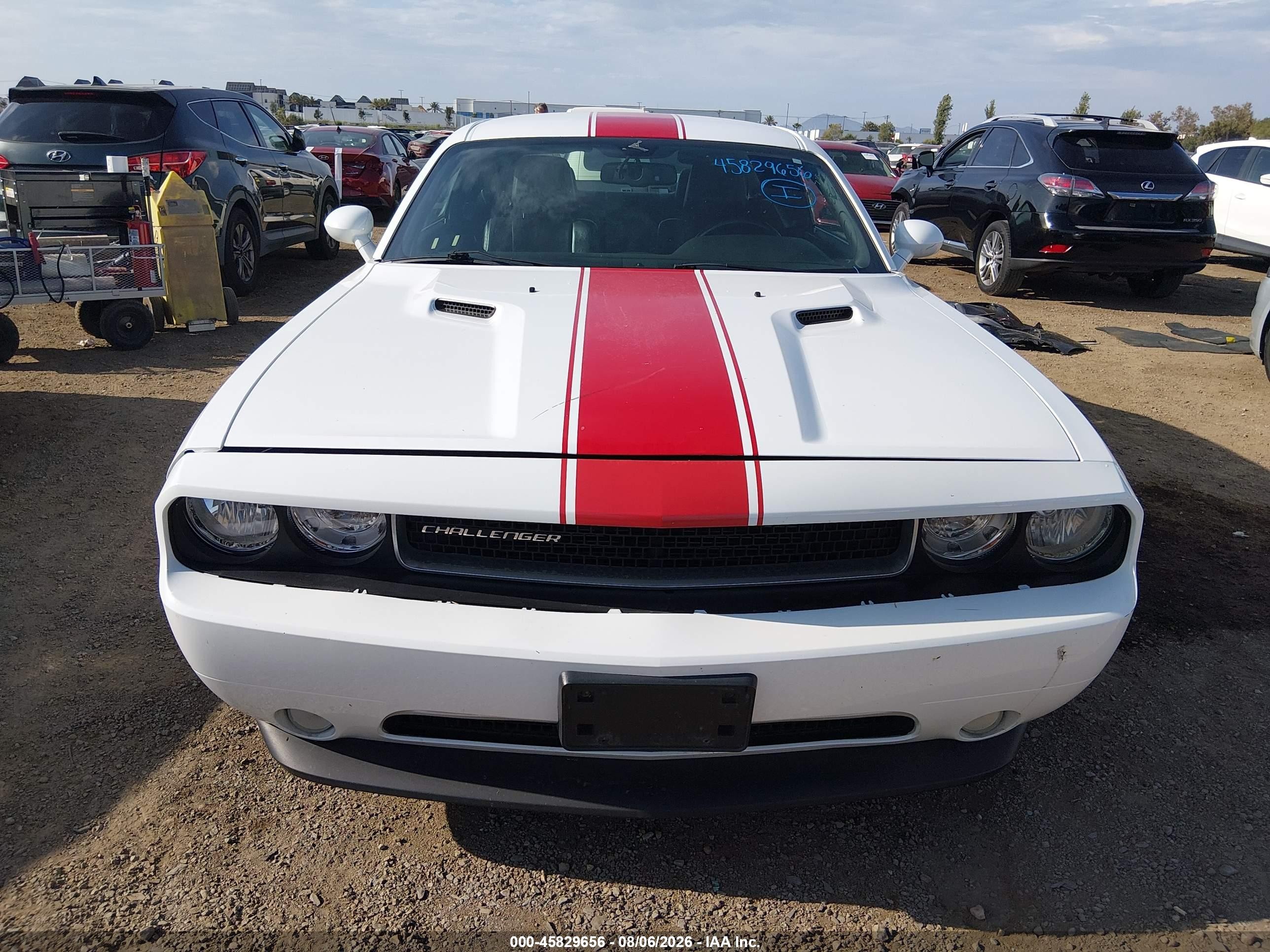 2013 Dodge Challenger Rallye Redline White vin: 2C3CDYAG9DH545017