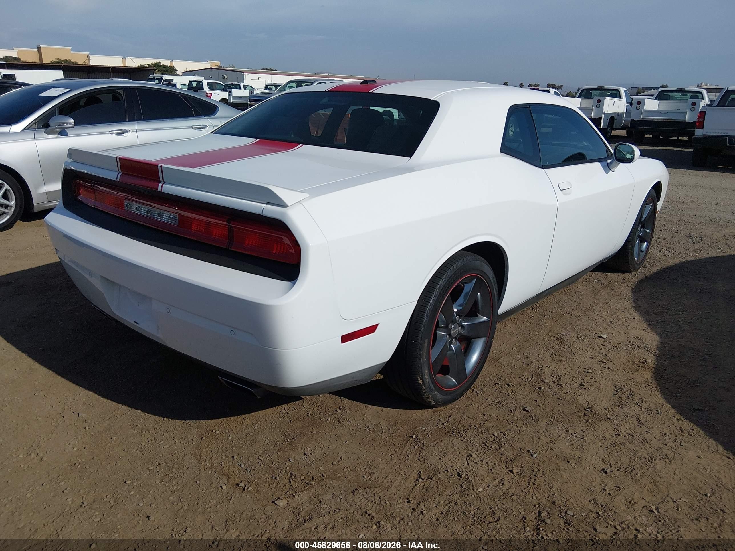 2013 Dodge Challenger Rallye Redline White vin: 2C3CDYAG9DH545017