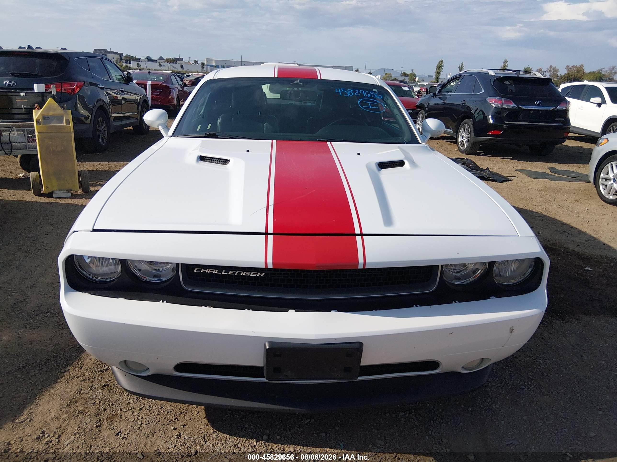 2013 Dodge Challenger Rallye Redline White vin: 2C3CDYAG9DH545017