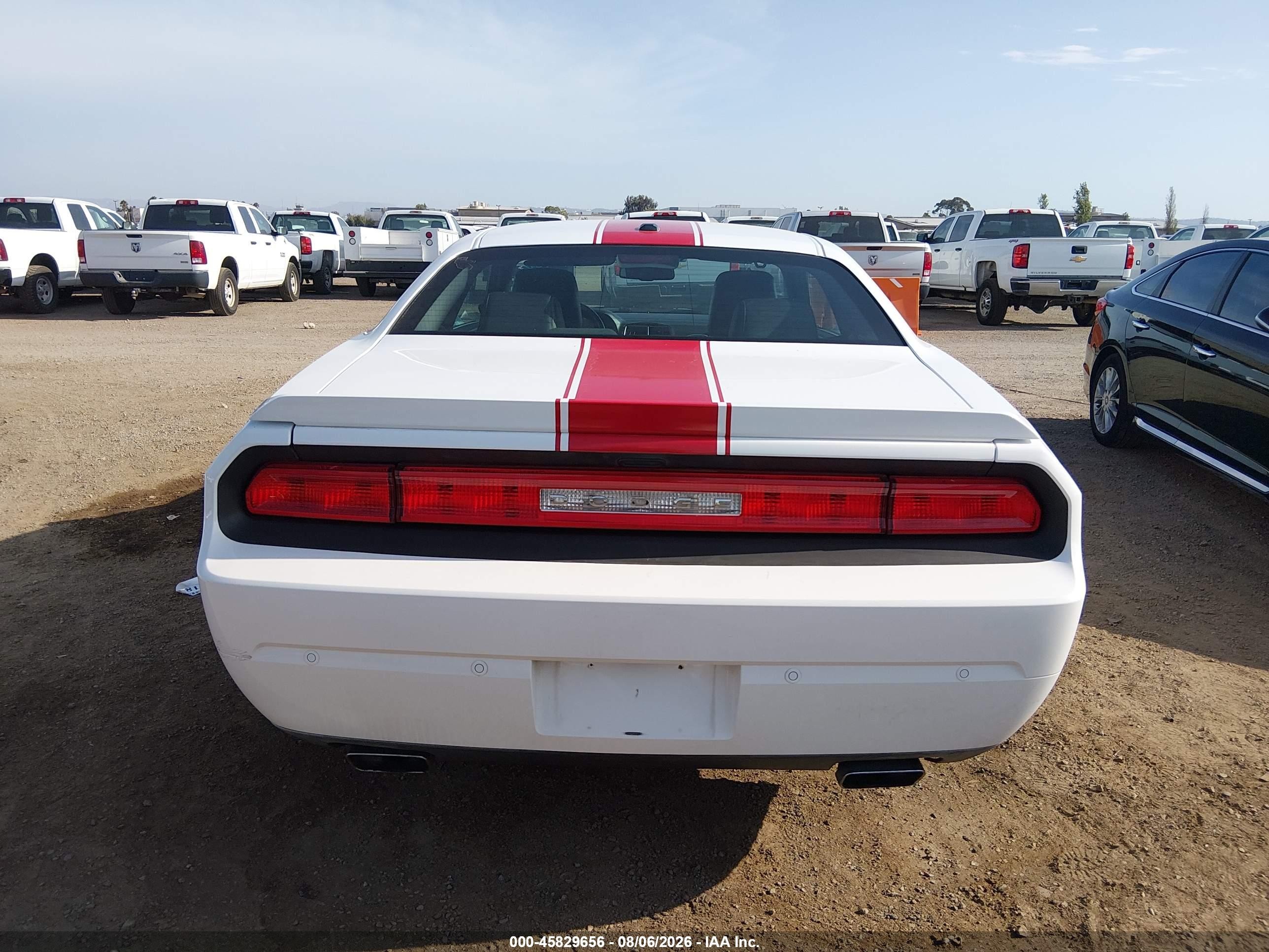 2013 Dodge Challenger Rallye Redline White vin: 2C3CDYAG9DH545017