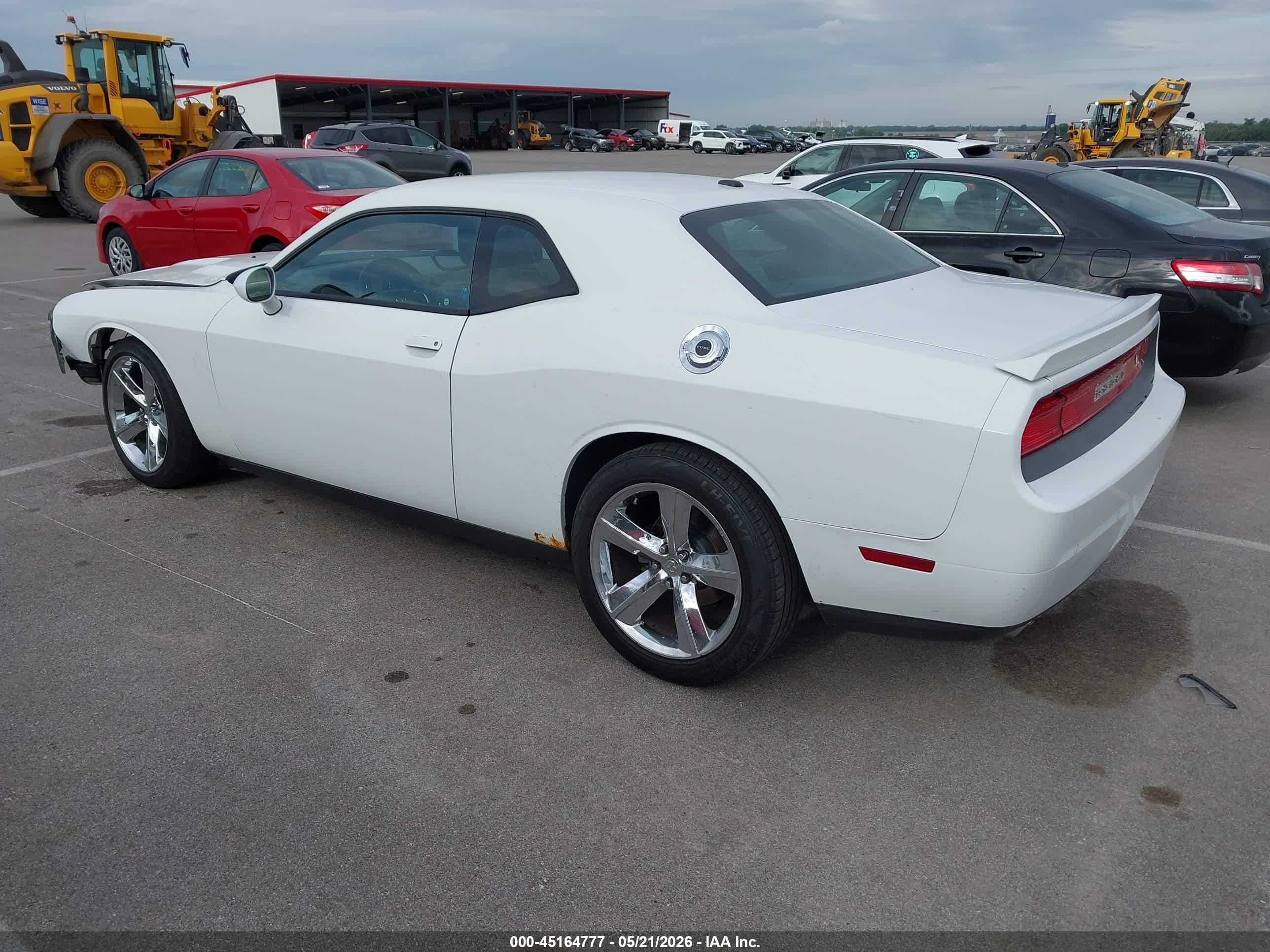 2013 Dodge Challenger Sxt Plus White vin: 2C3CDYAG9DH591401