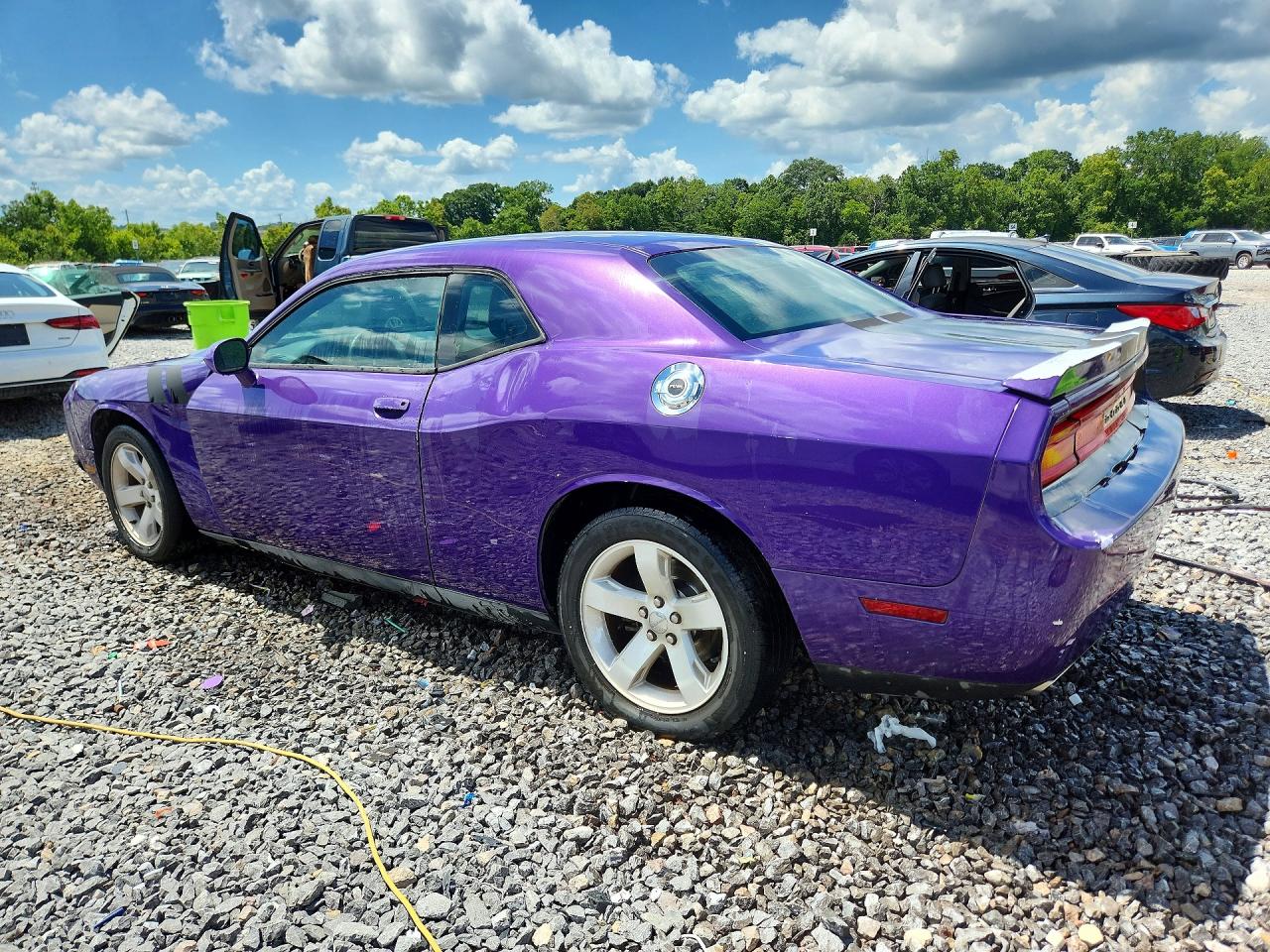 2013 Dodge Challenger Sxt Purple vin: 2C3CDYAG9DH596355