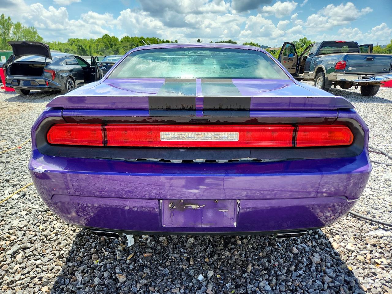 2013 Dodge Challenger Sxt Purple vin: 2C3CDYAG9DH596355