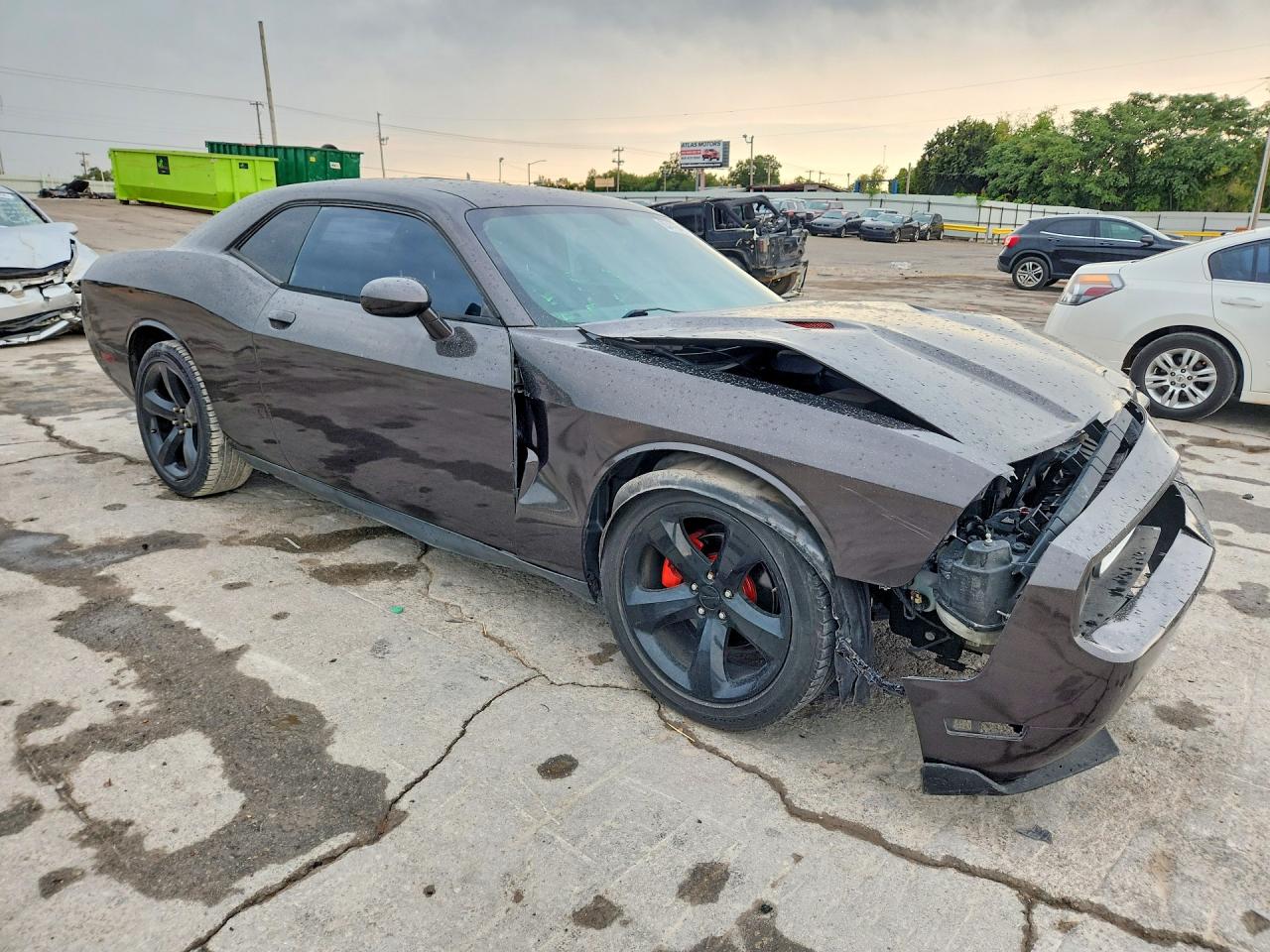 2013 Dodge Challenger Sxt Gray vin: 2C3CDYAG9DH665979