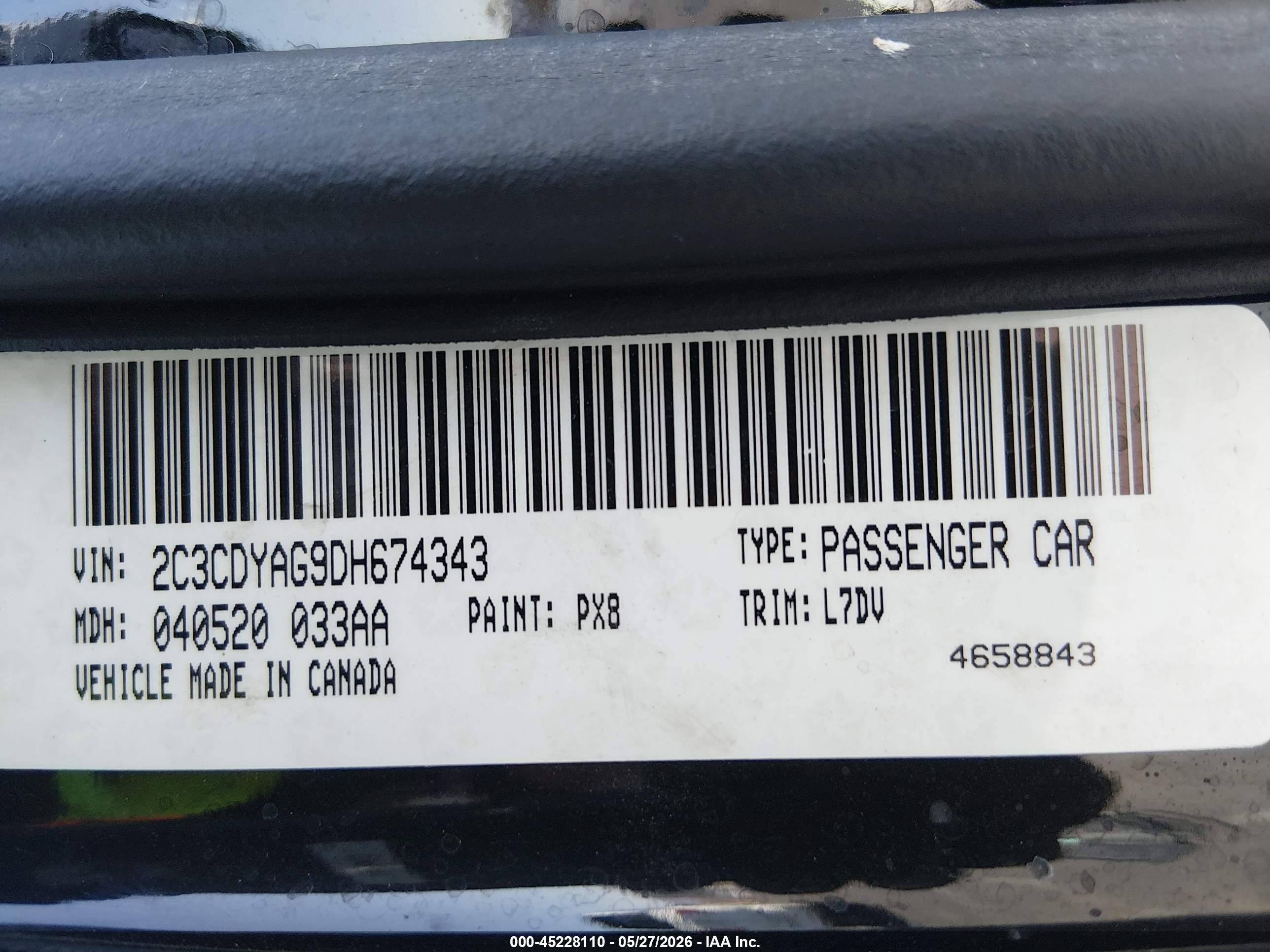 2013 Dodge Challenger Sxt Black vin: 2C3CDYAG9DH674343