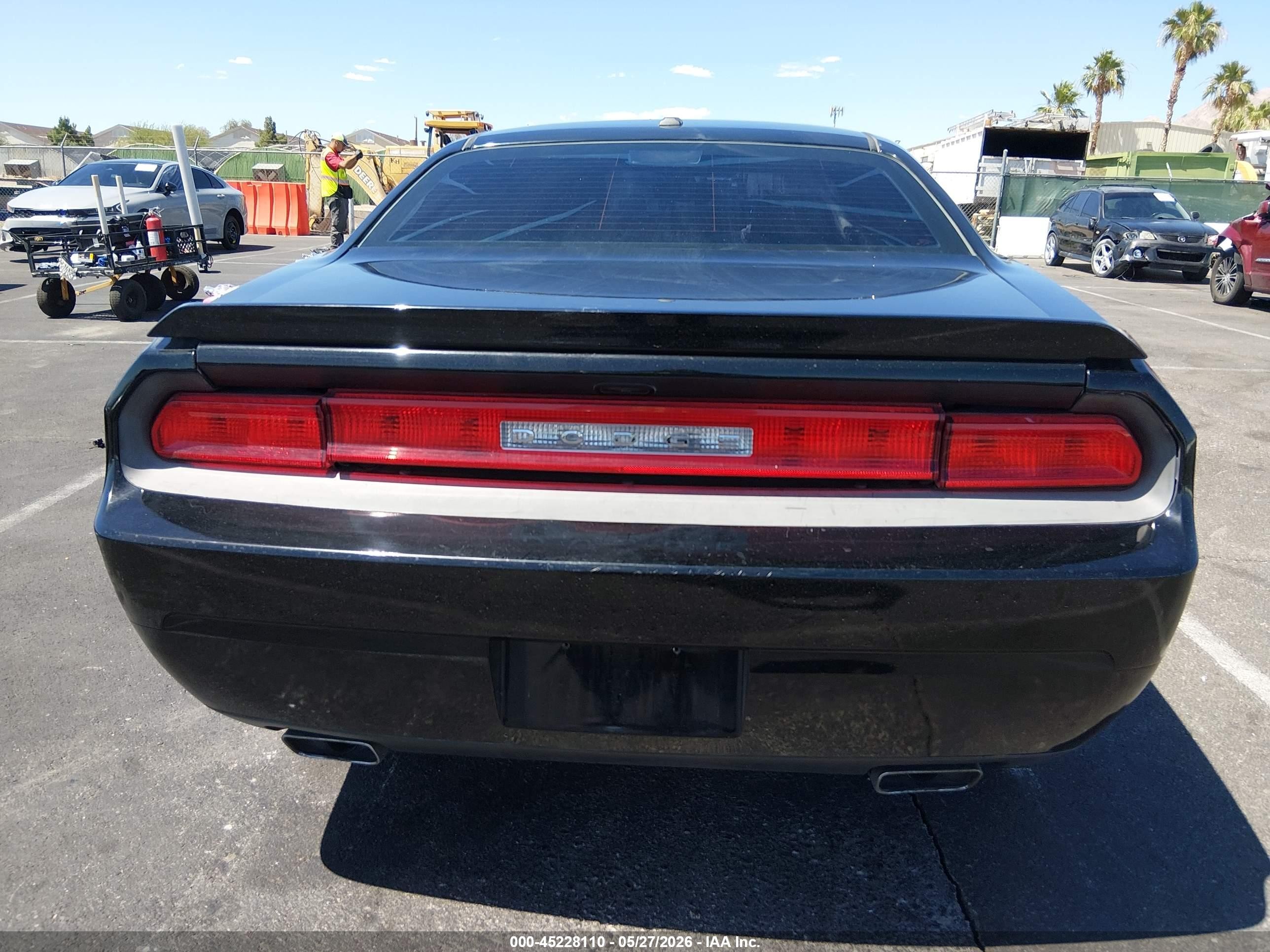 2013 Dodge Challenger Sxt Black vin: 2C3CDYAG9DH674343