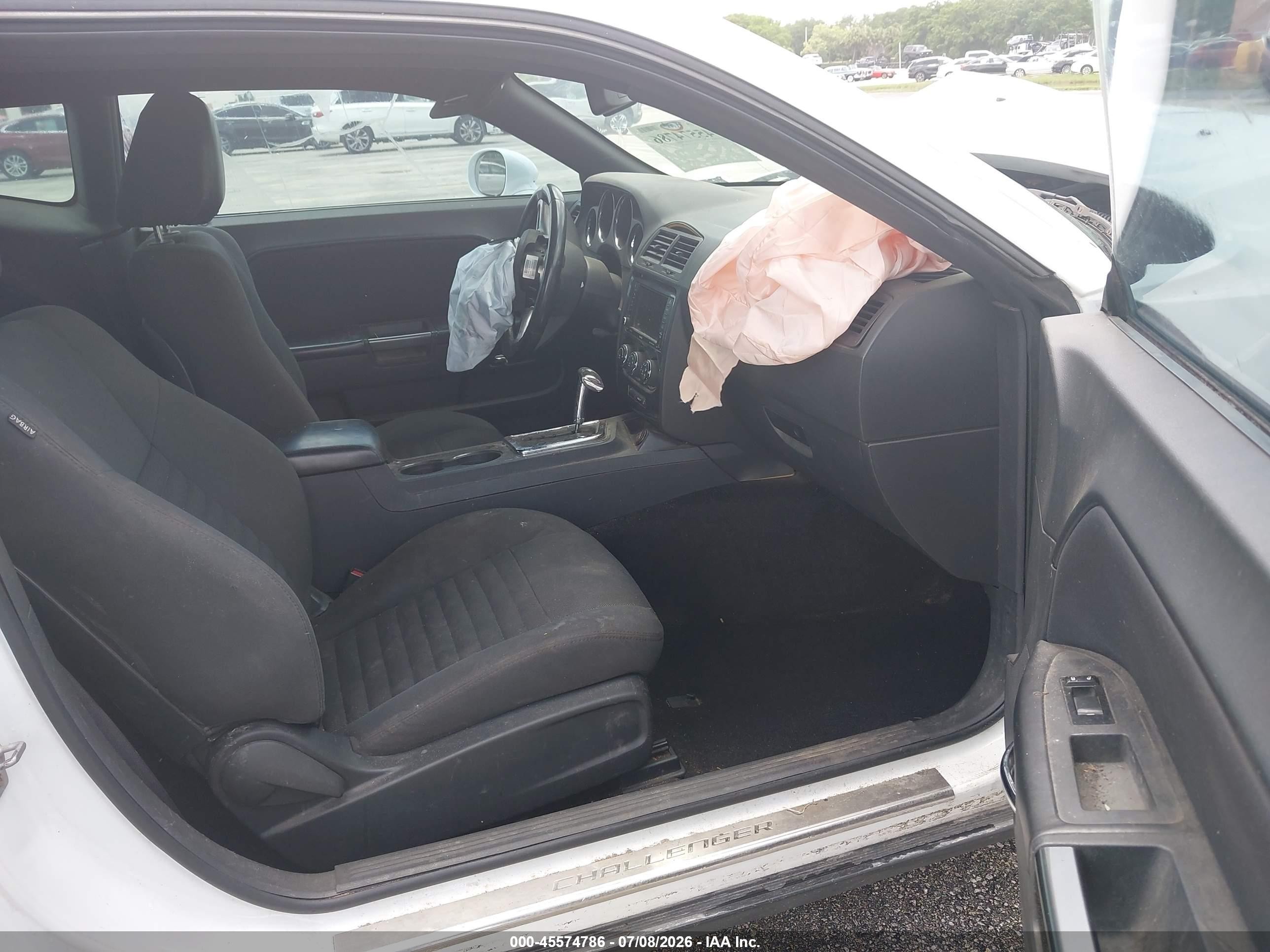 2014 Dodge Challenger Sxt White vin: 2C3CDYAG9EH101458