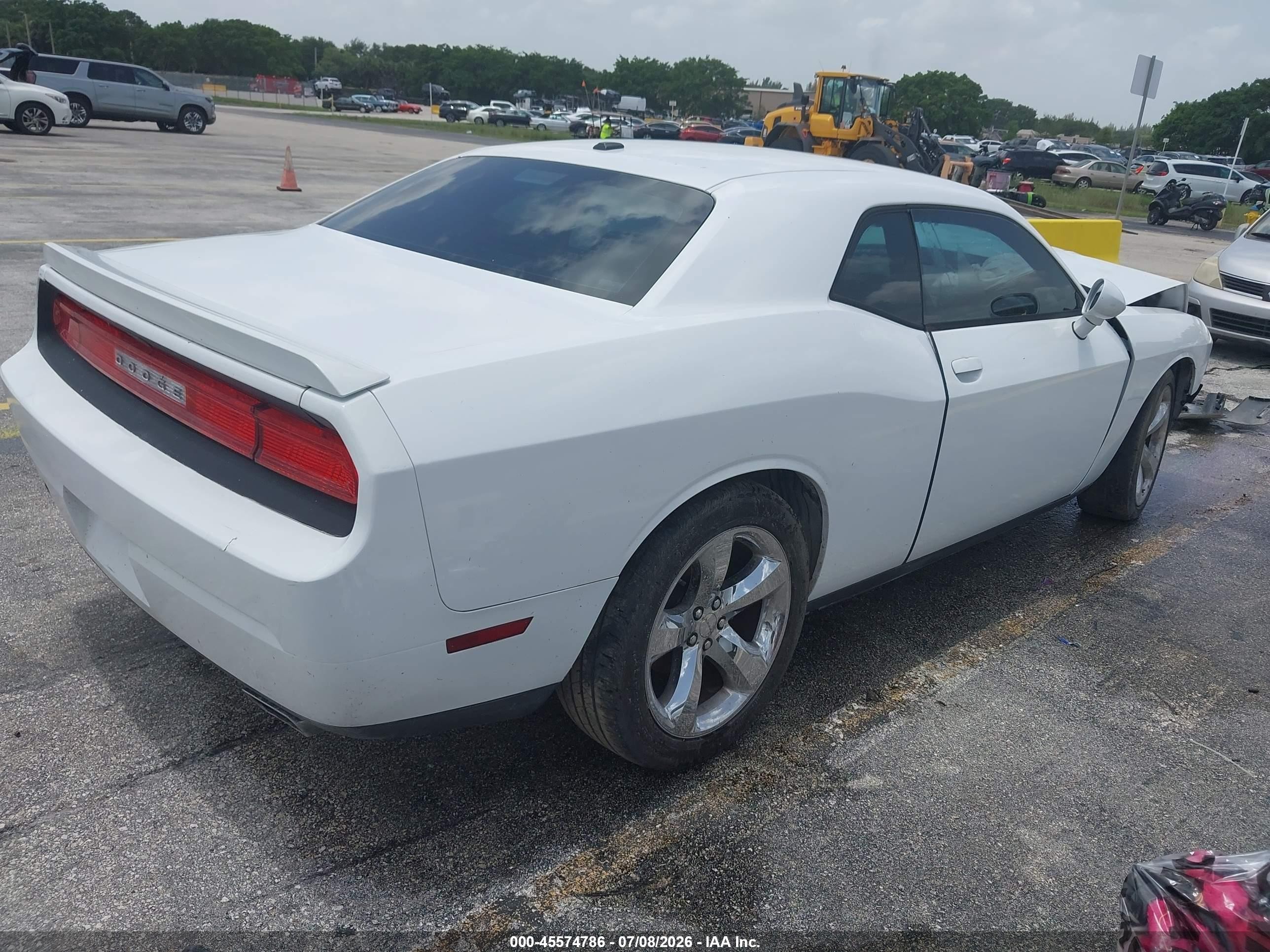 2014 Dodge Challenger Sxt White vin: 2C3CDYAG9EH101458
