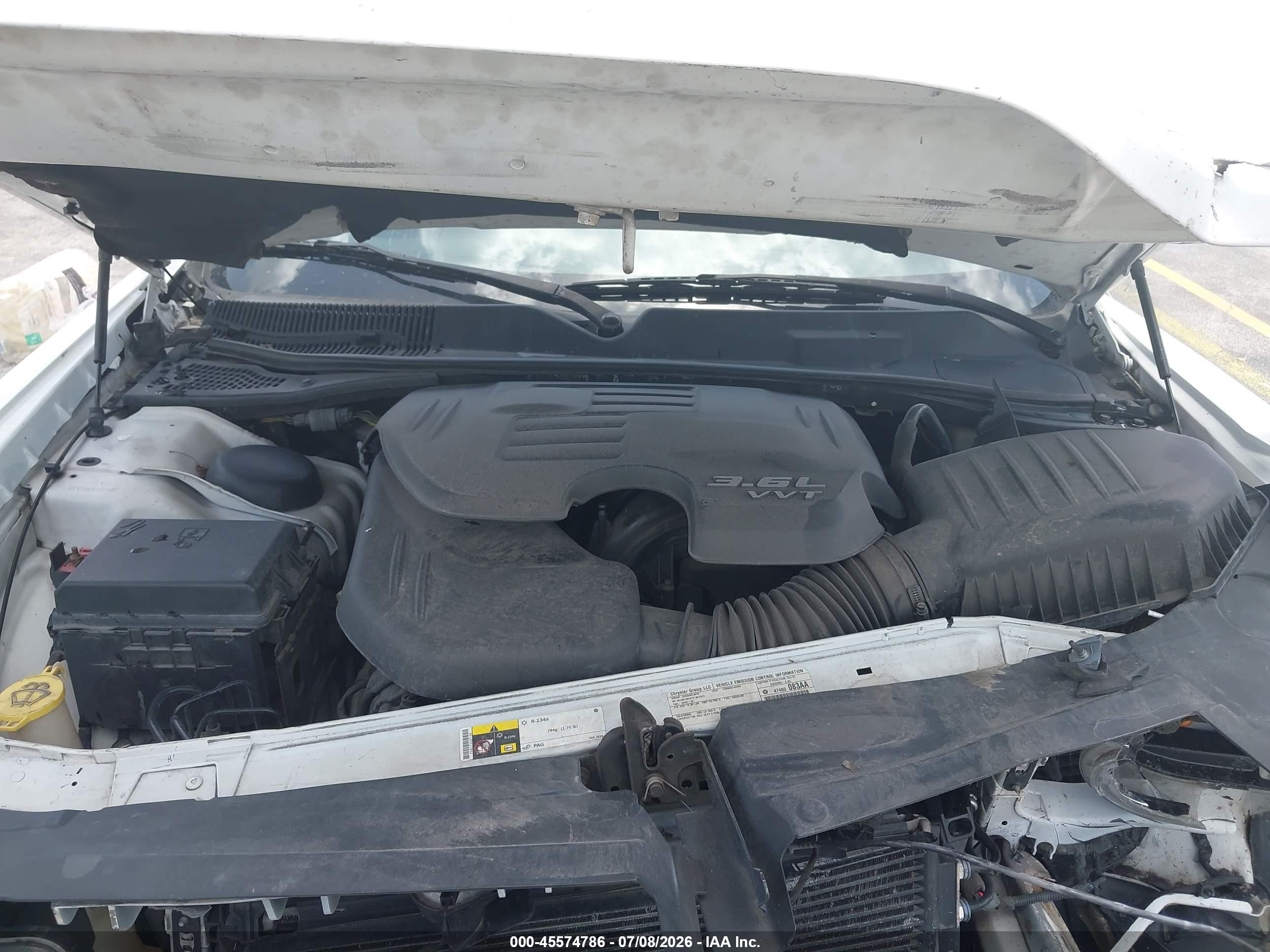 2014 Dodge Challenger Sxt White vin: 2C3CDYAG9EH101458