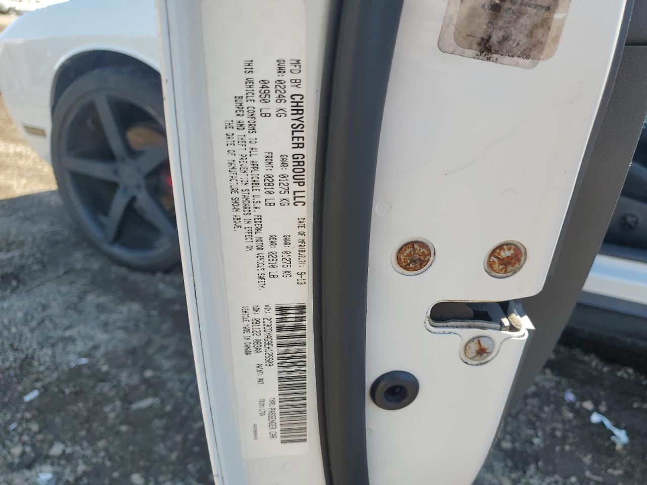 2014 Dodge Challenger Sxt White vin: 2C3CDYAG9EH126909