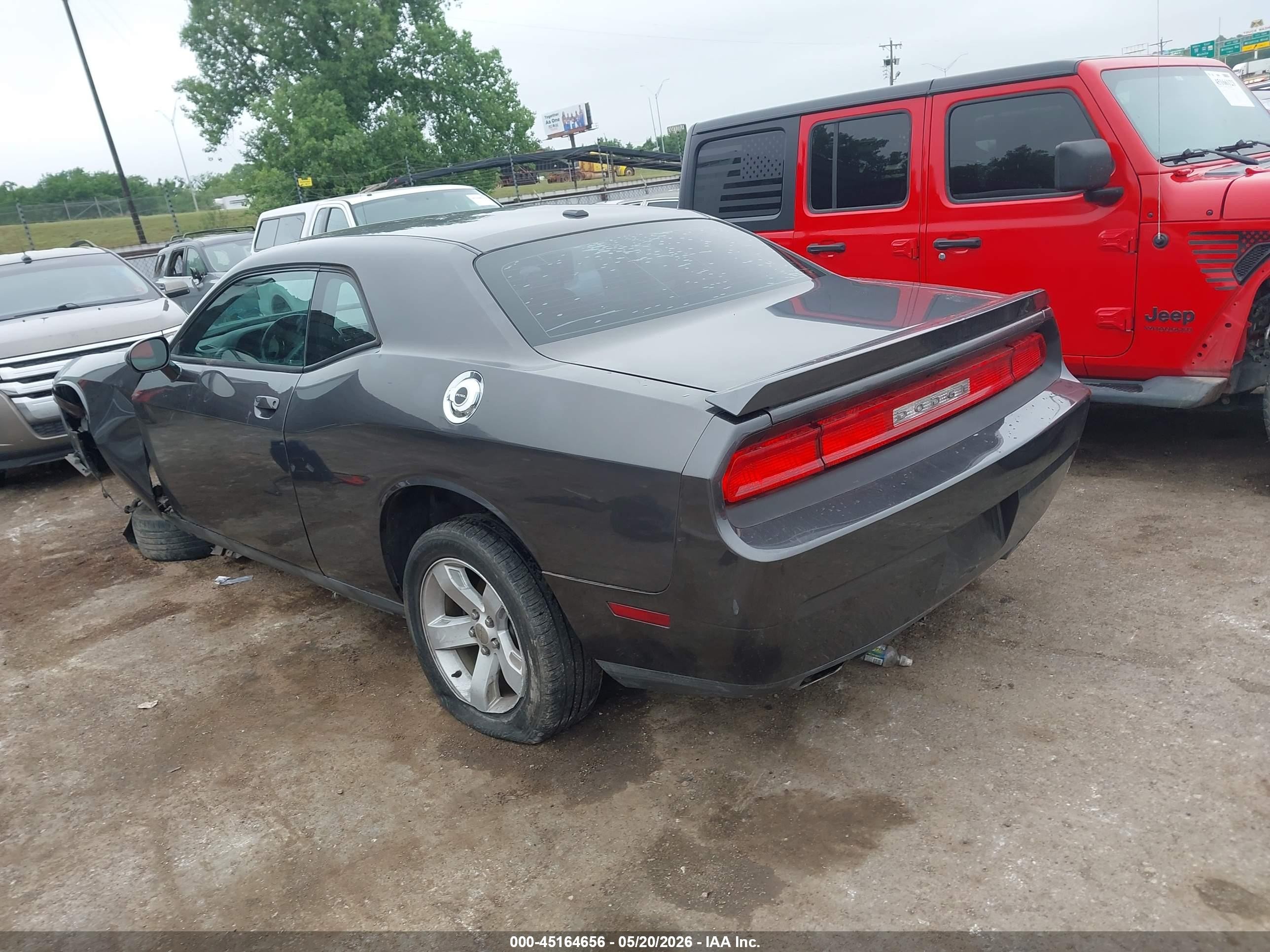 2014 Dodge Challenger Sxt Gray vin: 2C3CDYAG9EH153334